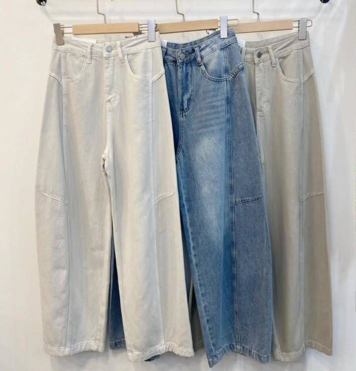 韓系休閒彎刀褲