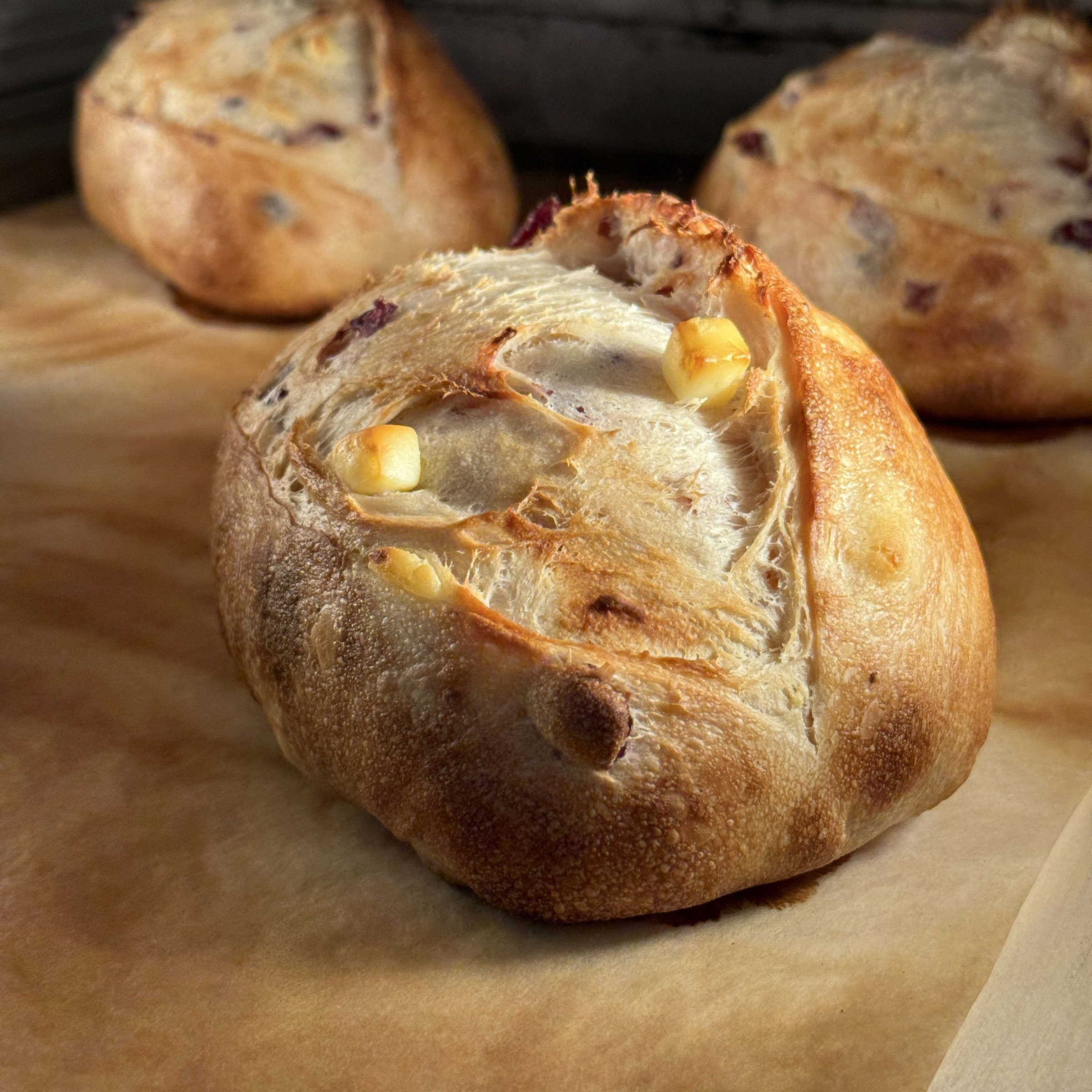 蔓越莓乳酪酸種歐包