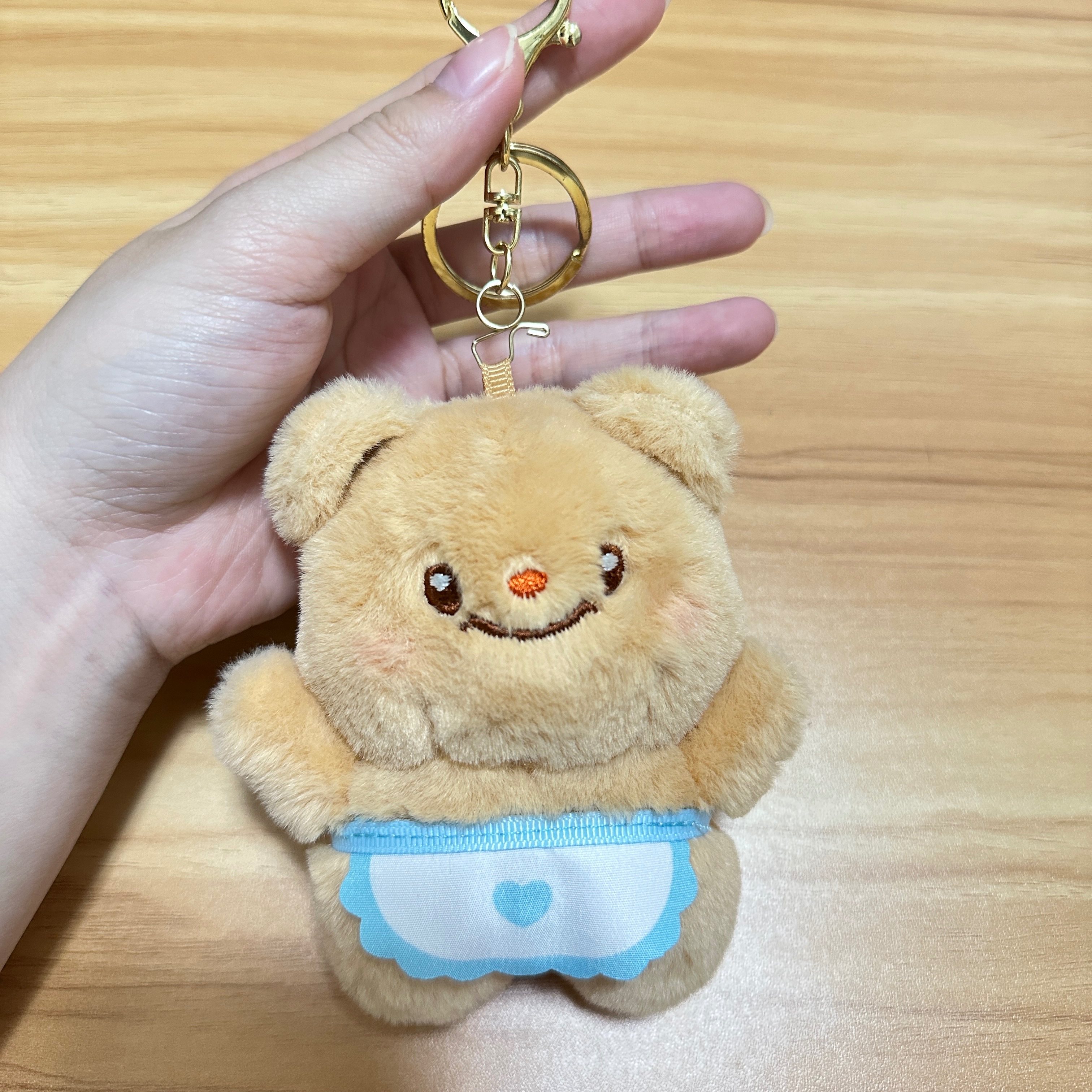 泰國奶油熊吊飾