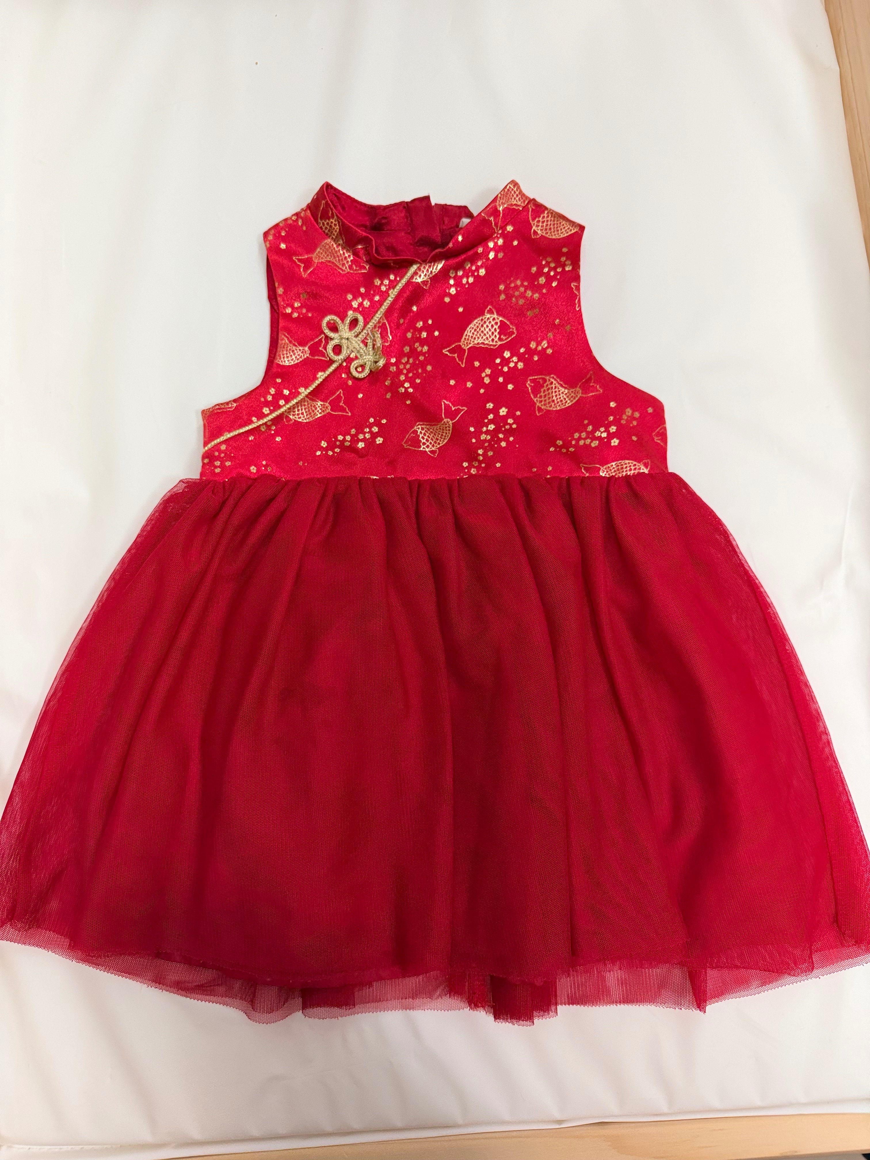 H＆M 過年喜氣洋裝 80cm