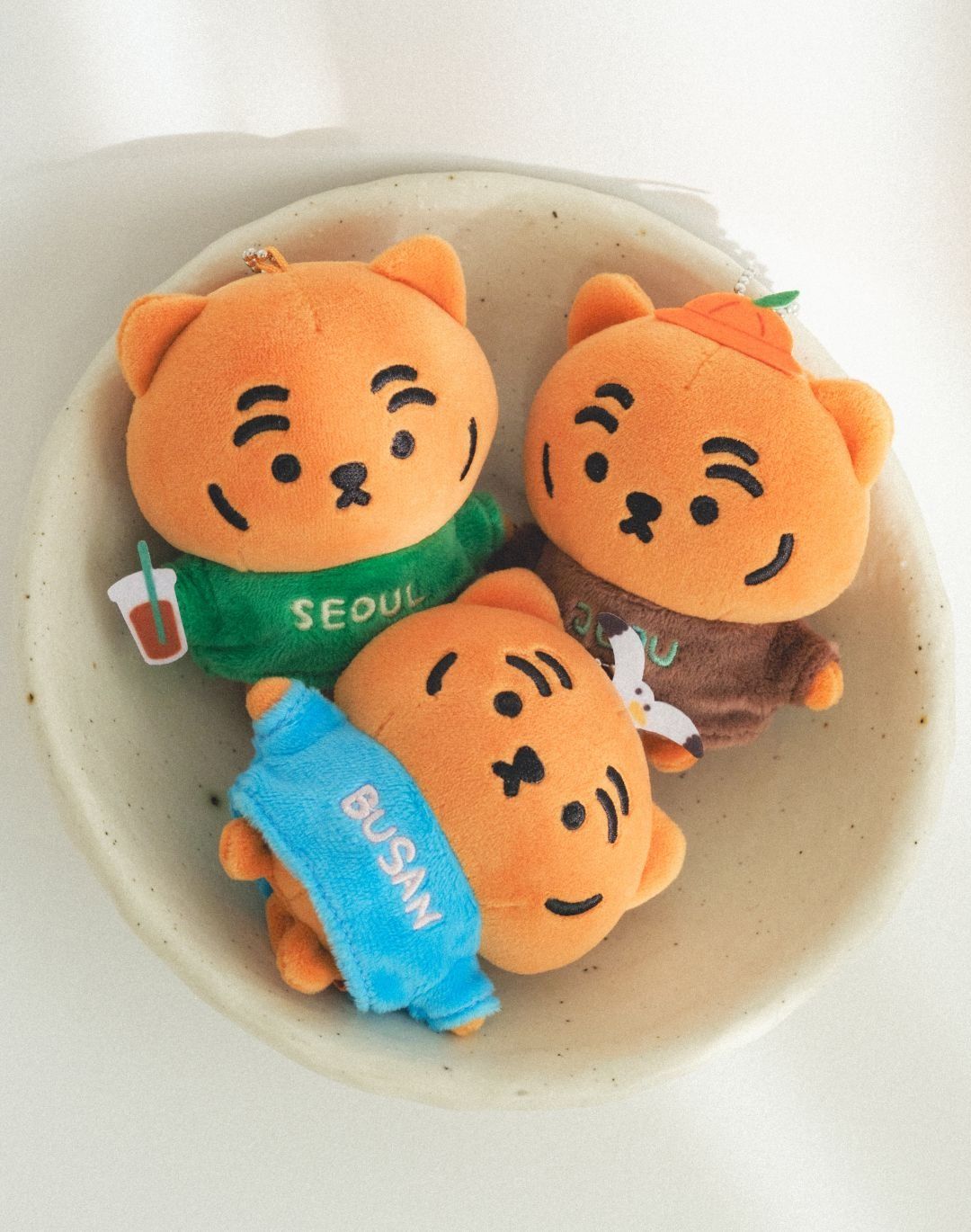 城市玩偶鑰匙圈（約11公分）