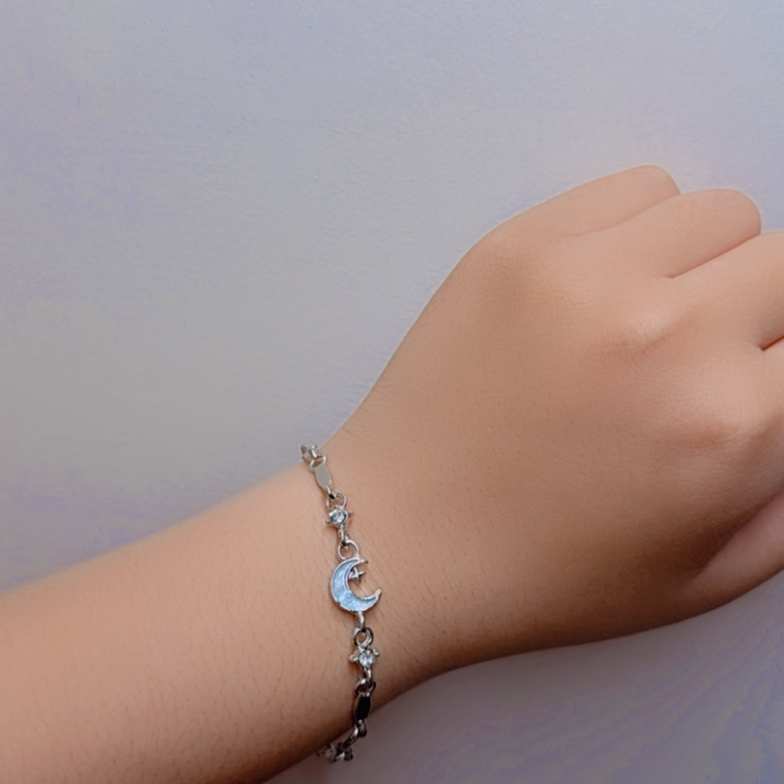 月亮小鑽手鏈