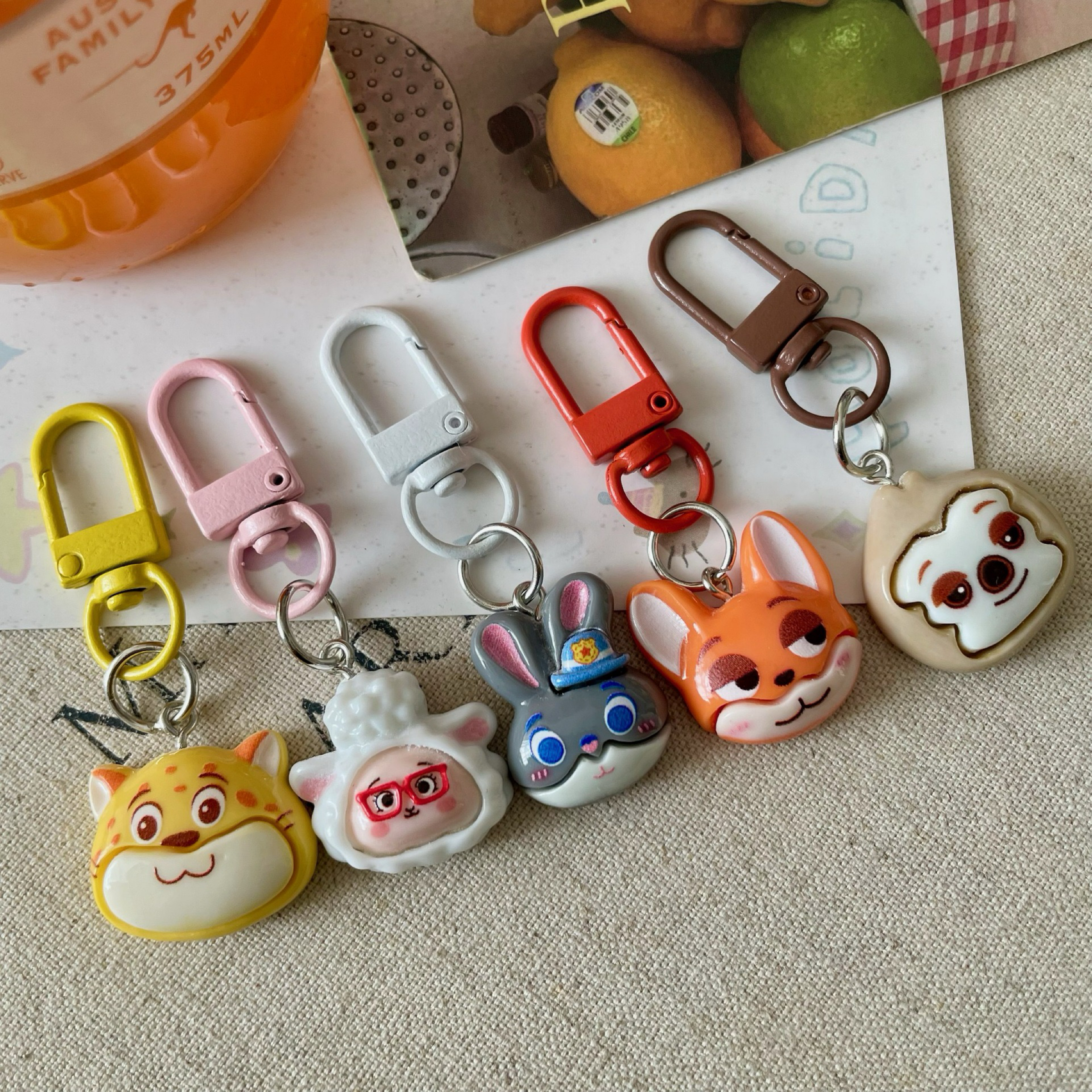 動物方程式 🦊 雙面立體感動物大頭掛飾