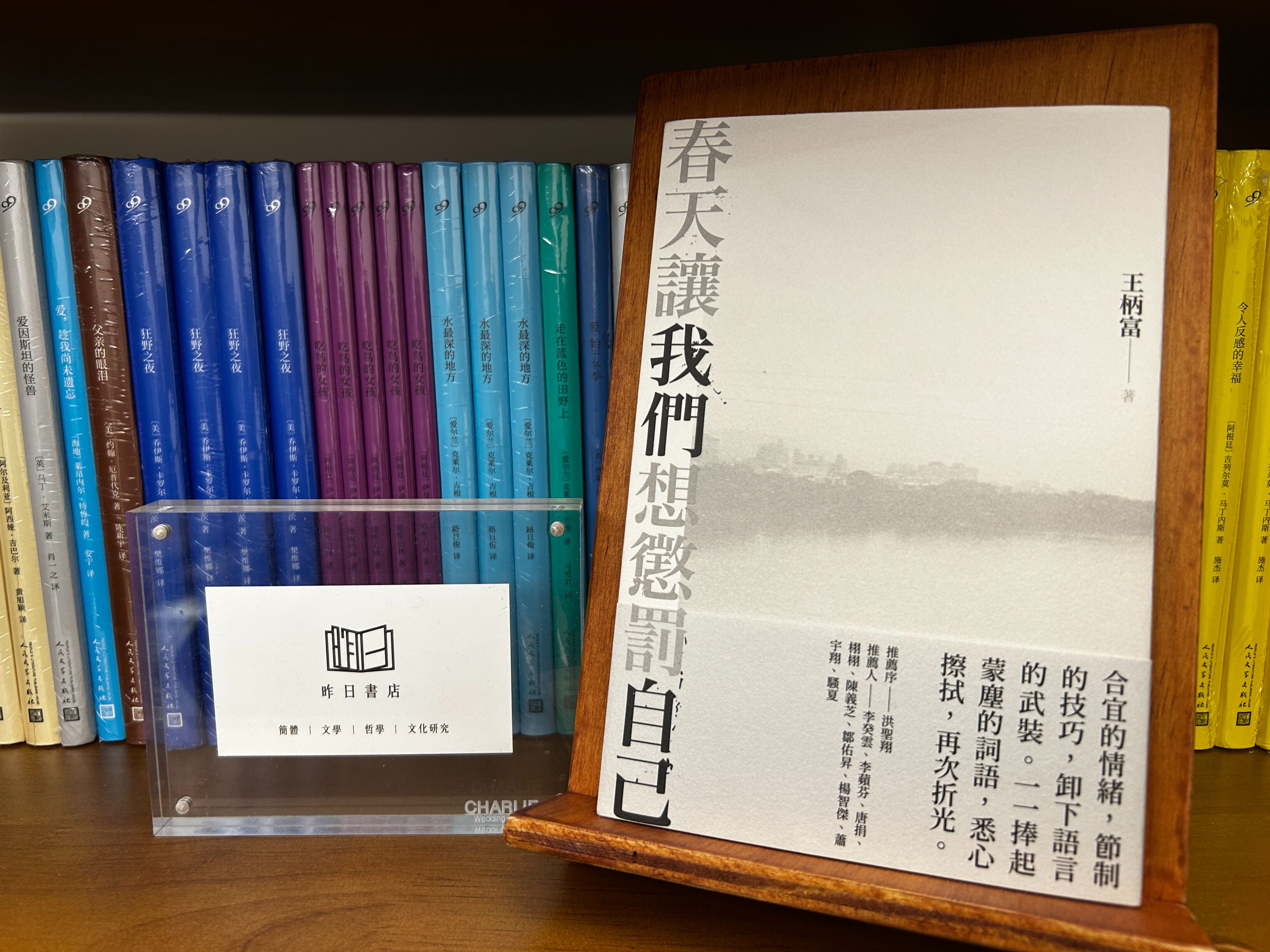 *詩句題簽版*王柄富《春天讓我們想懲罰自己》