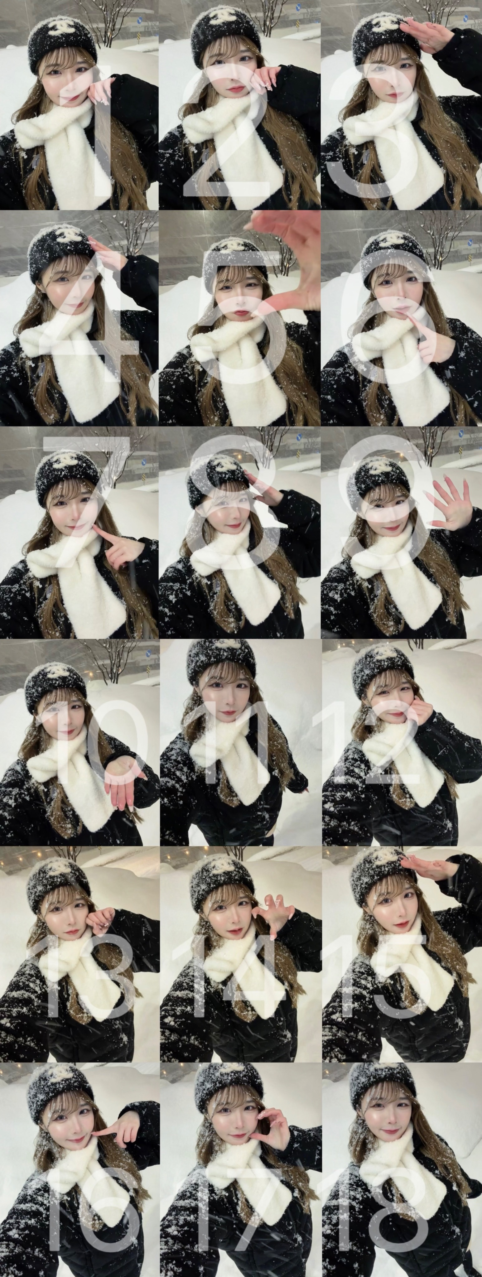 ♡北海道系列♡雪地自拍‪.ᐟ‪.ᐟ