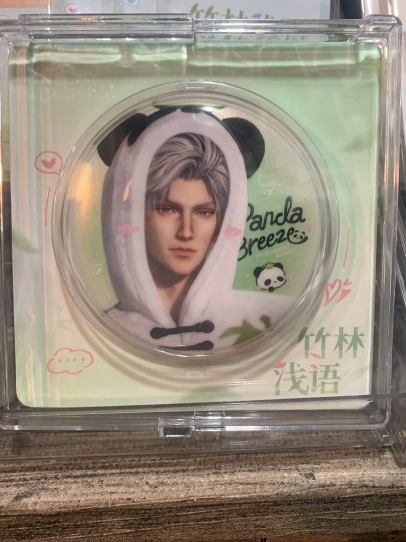 徽章背卡收納盒，徽章外出展示盒（適合75mm徽章）