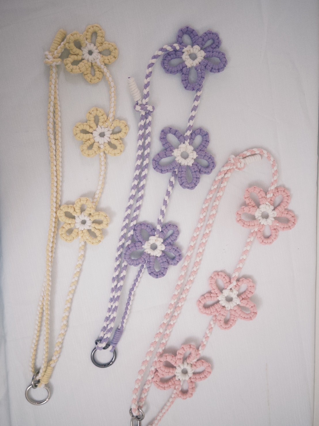 可調式手機長背繩-大花款✨