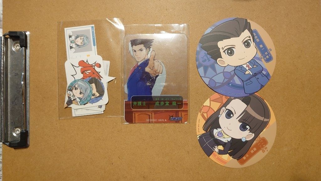 逆轉裁判合作餐廳特典卡組