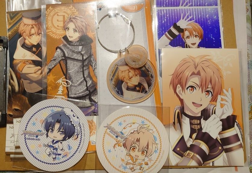 愛娜娜/三月吊飾+紙片組+一織杯墊