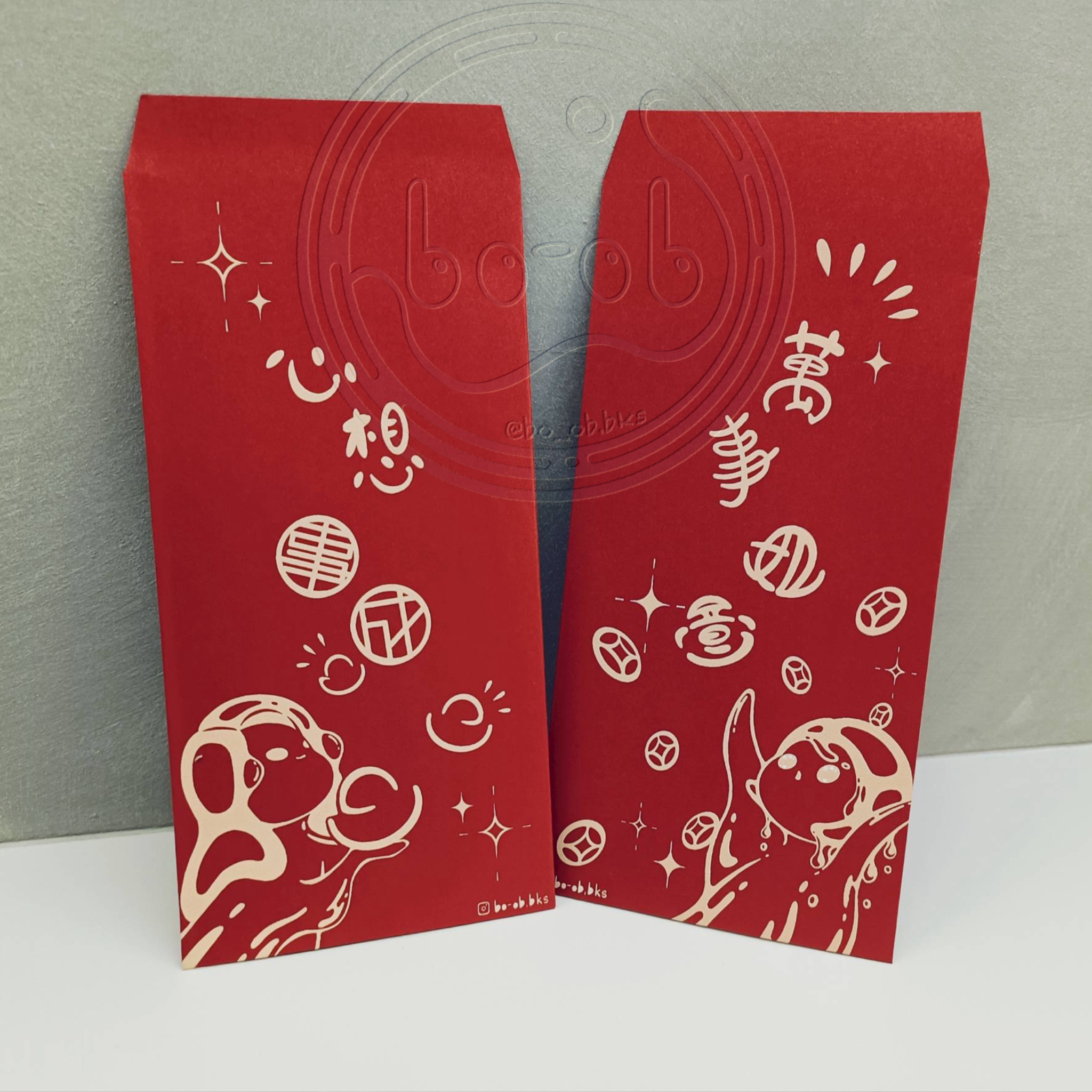 波歐＆啾奇·賀年紅包袋（每組5入）