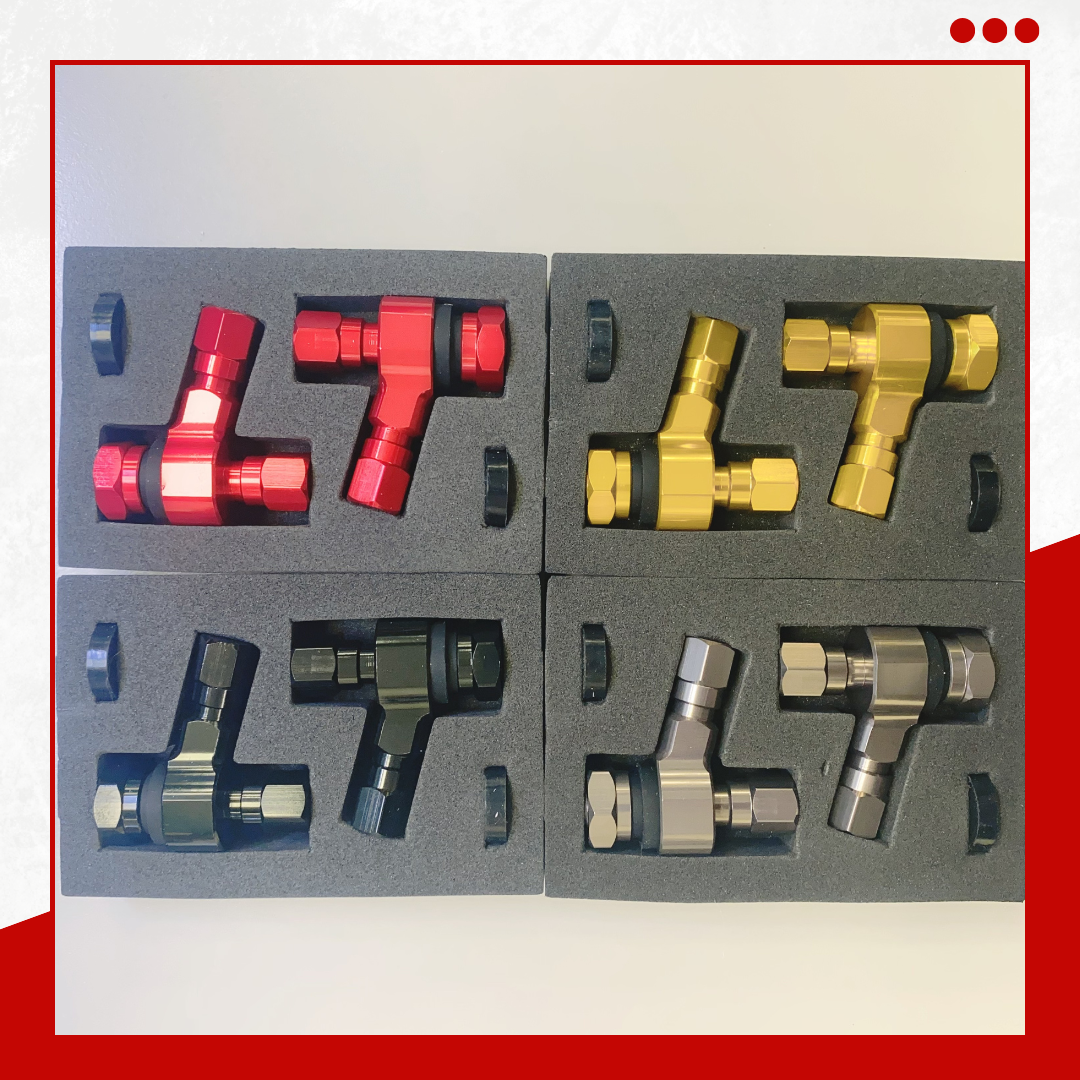 ✨熱銷中✨ DW 鋁合金雙頭氣嘴 Y型氣嘴 雙頭氣嘴 胎外式胎壓偵測器 金屬氣嘴 改裝氣嘴