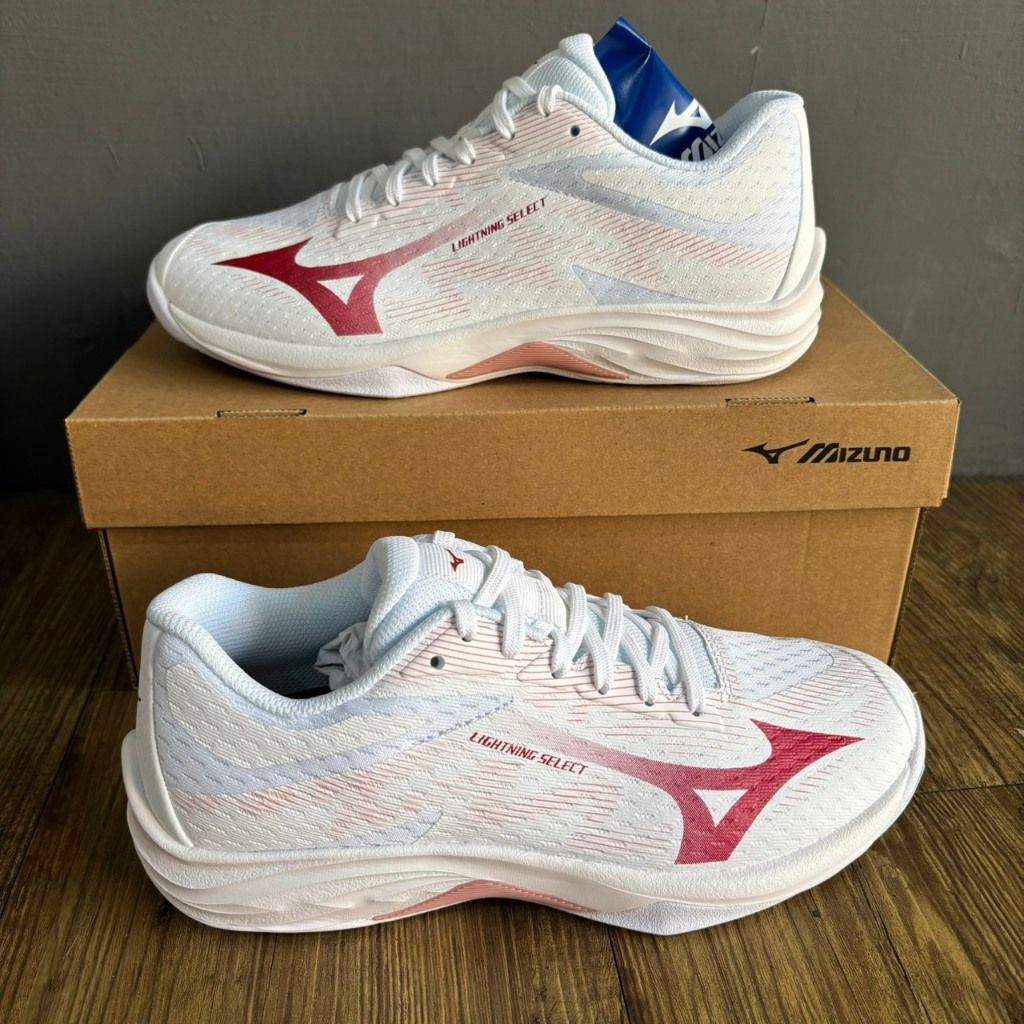美津濃 排球鞋 初階 室內運動鞋 羽球 LIGHTNING SELECT V1GC267073