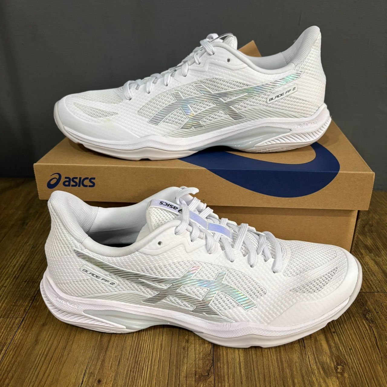亞瑟士 ASICS BLADE FF 2 男女中性款 SHINE PACK 羽球鞋 1073A089-100
