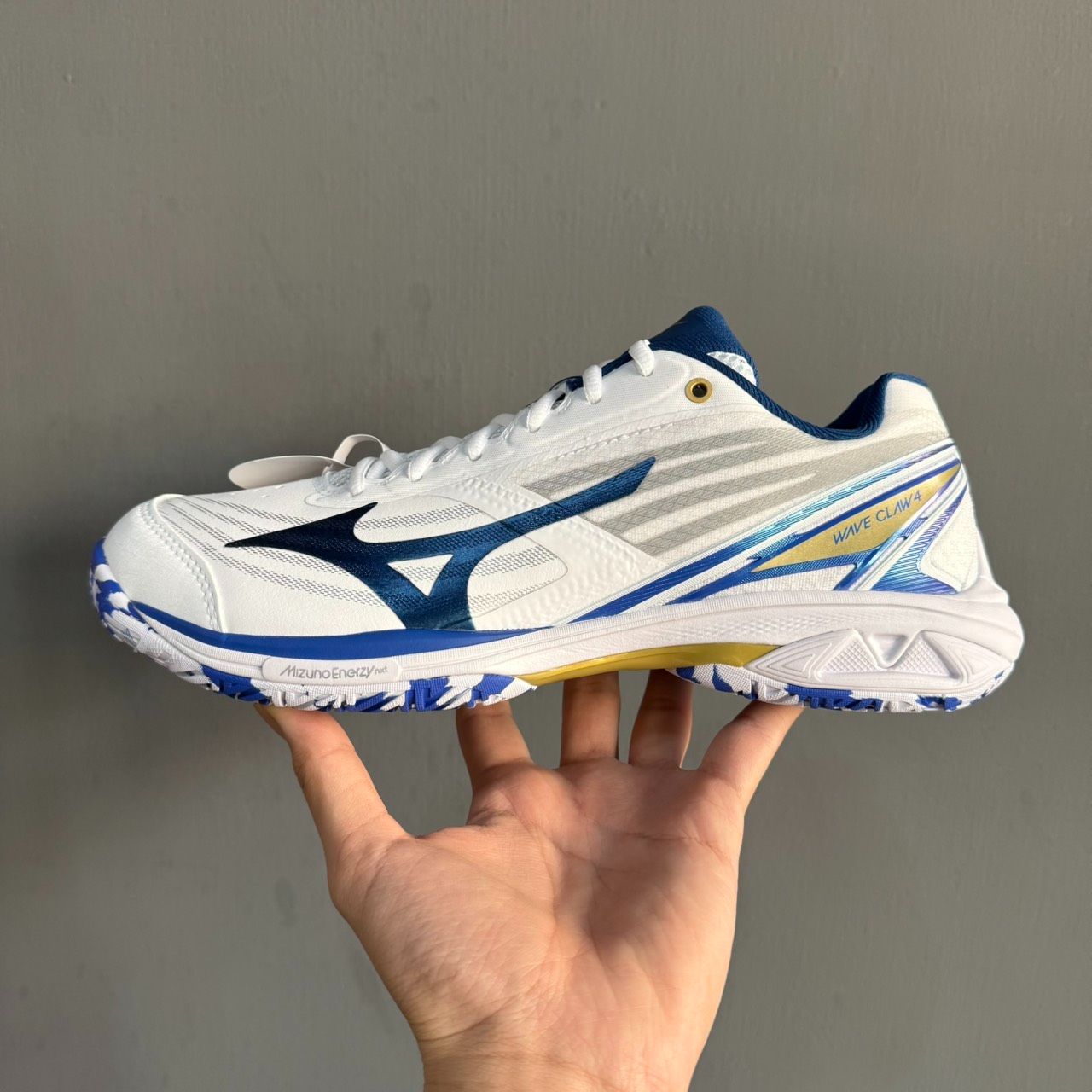 MIZUNO 美津濃 WAVE CLAW 4 止滑 緩震 包覆 防側翻 羽球鞋 71GA264304