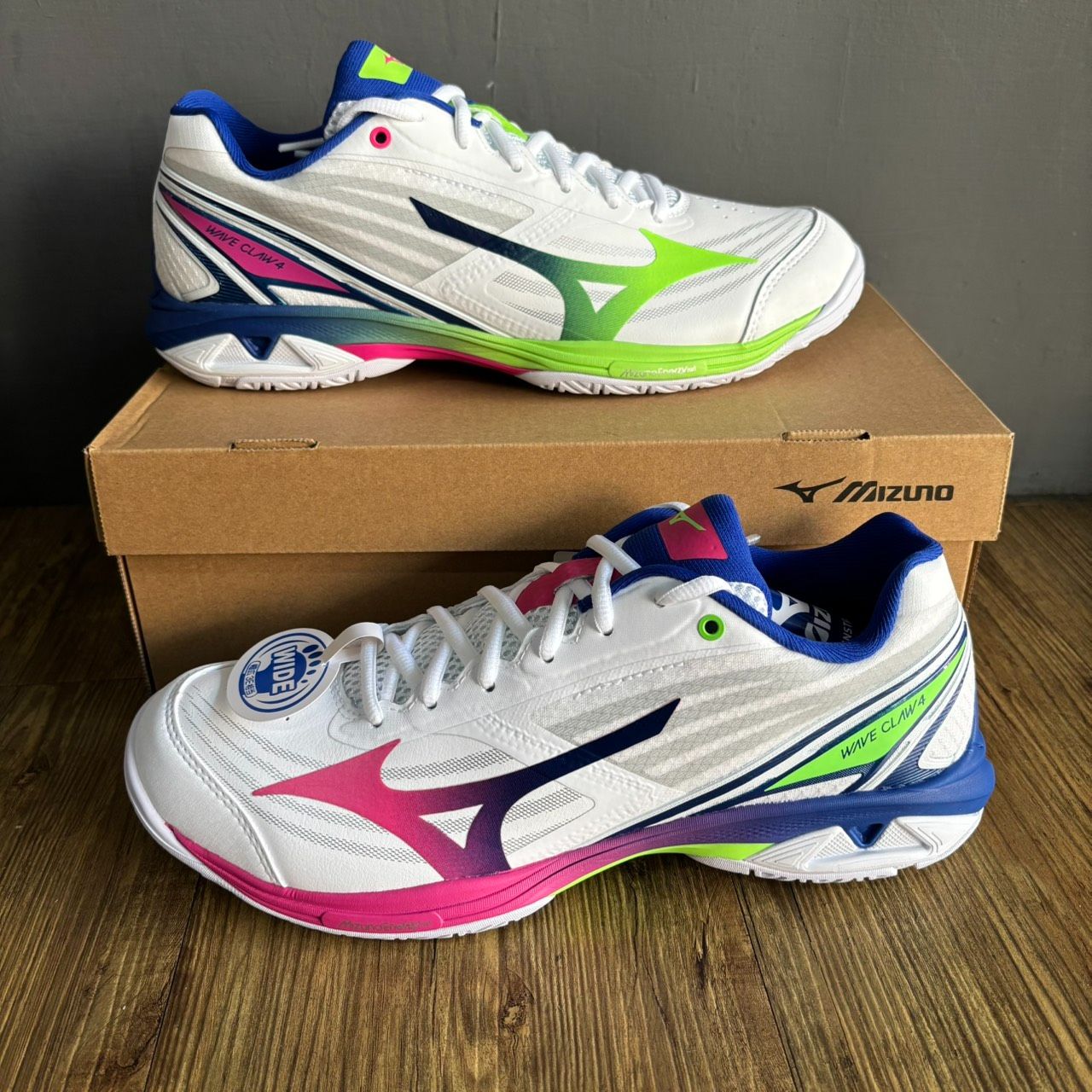 MIZUNO 美津濃 WAVE CLAW 4 包覆 支撐 穩定 抗扭 羽球 羽球鞋 71GA264301