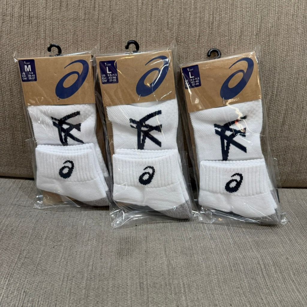 亞瑟士 ASICS 運動襪 厚底襪 運動厚底襪 止滑顆粒 短襪 短筒襪 3033C241-100