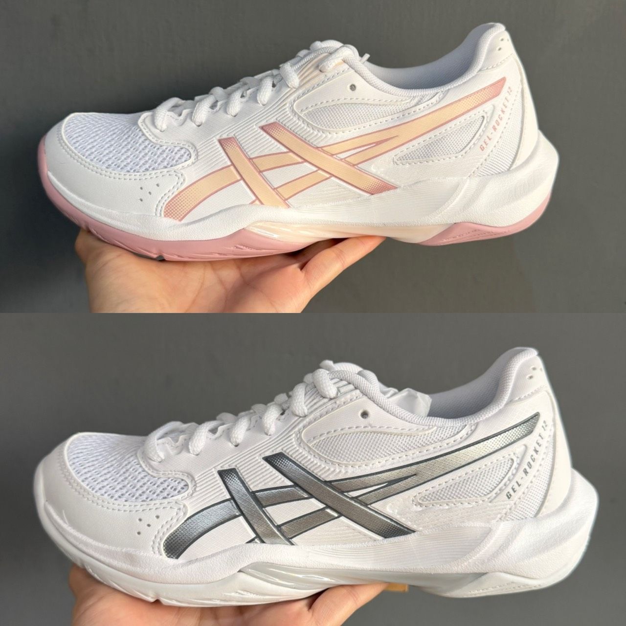 亞瑟士 ASICS 女款 GEL-ROCKET 12 排羽球鞋 排球 羽球 室內運動 1072A119