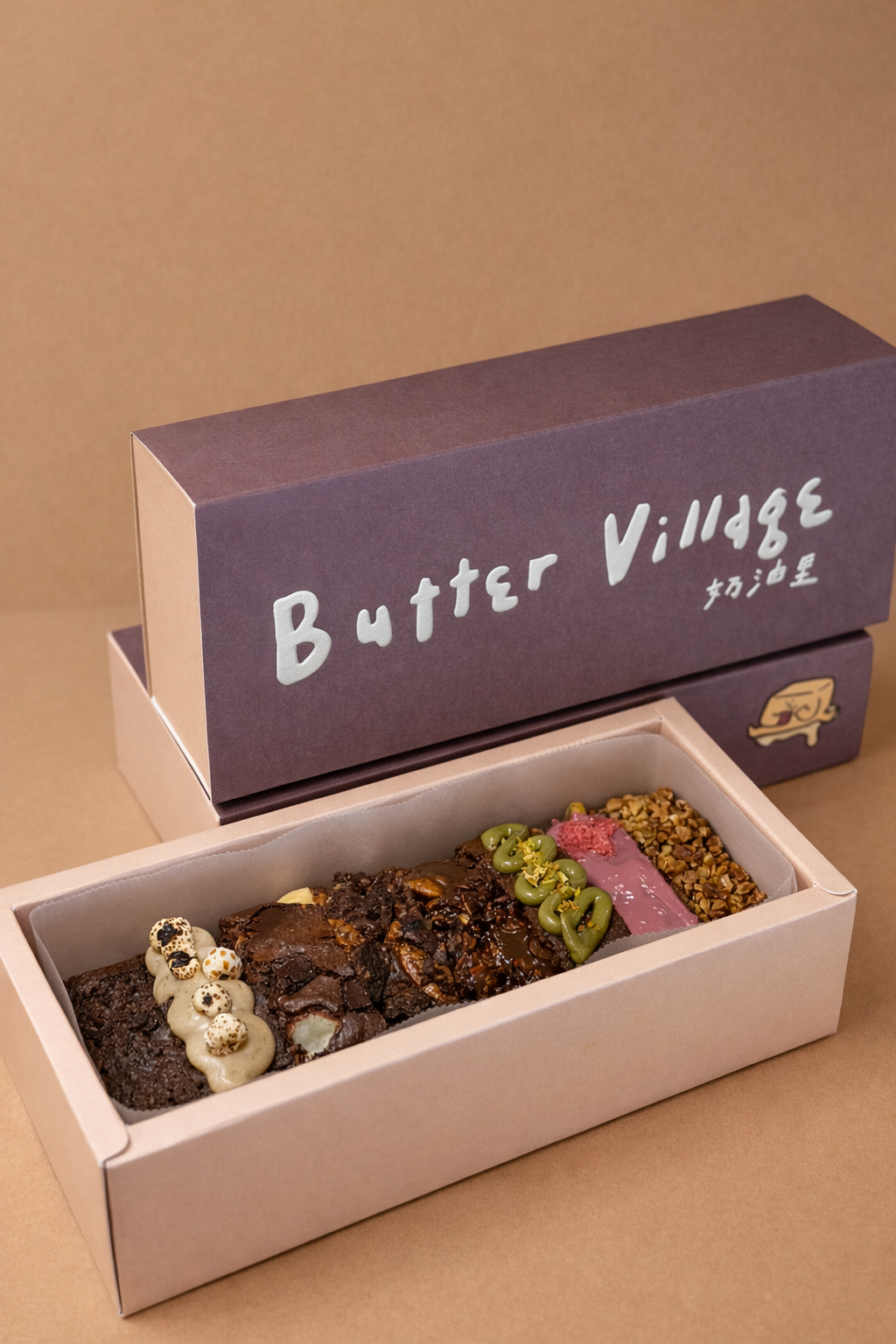 8入綜合布朗尼禮盒 Mix Crispy Brownie Box