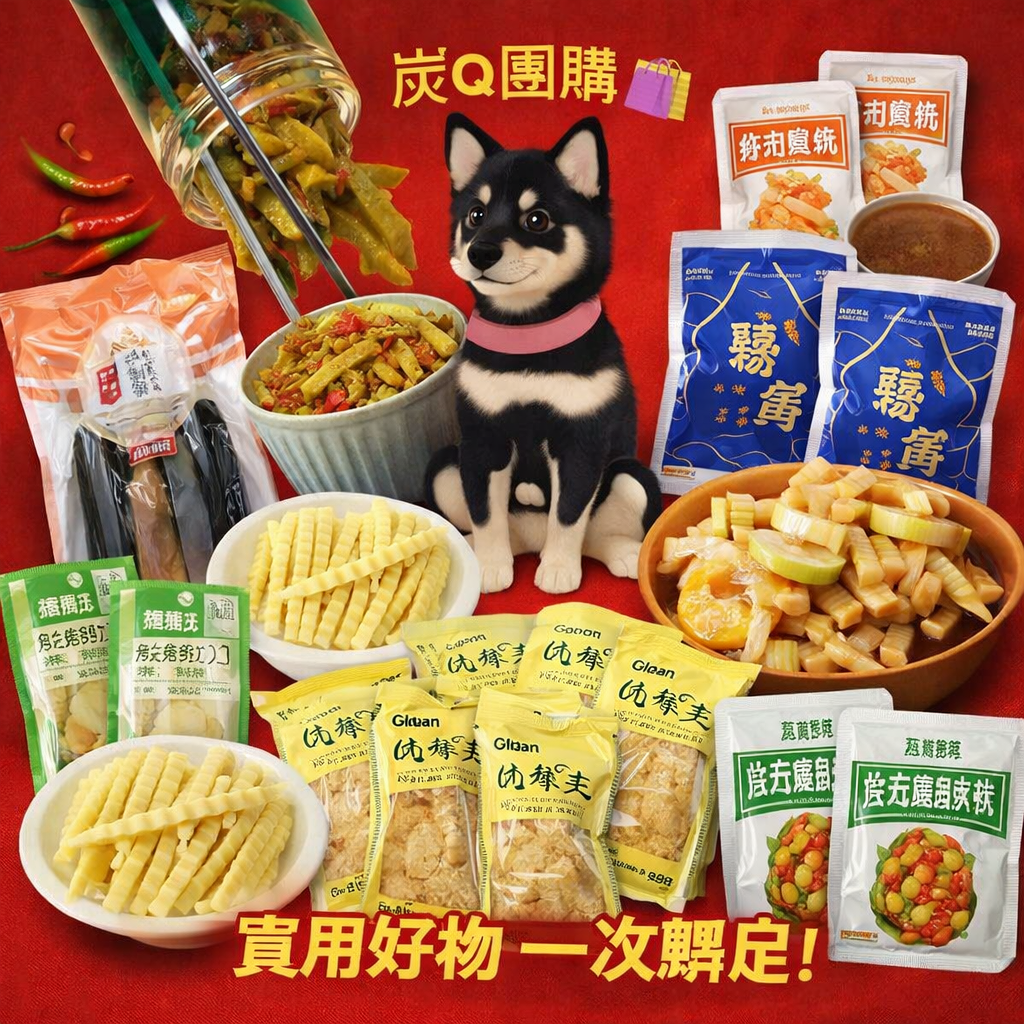 配料區-乾米粉-酸筍-酸豆角-腐竹-