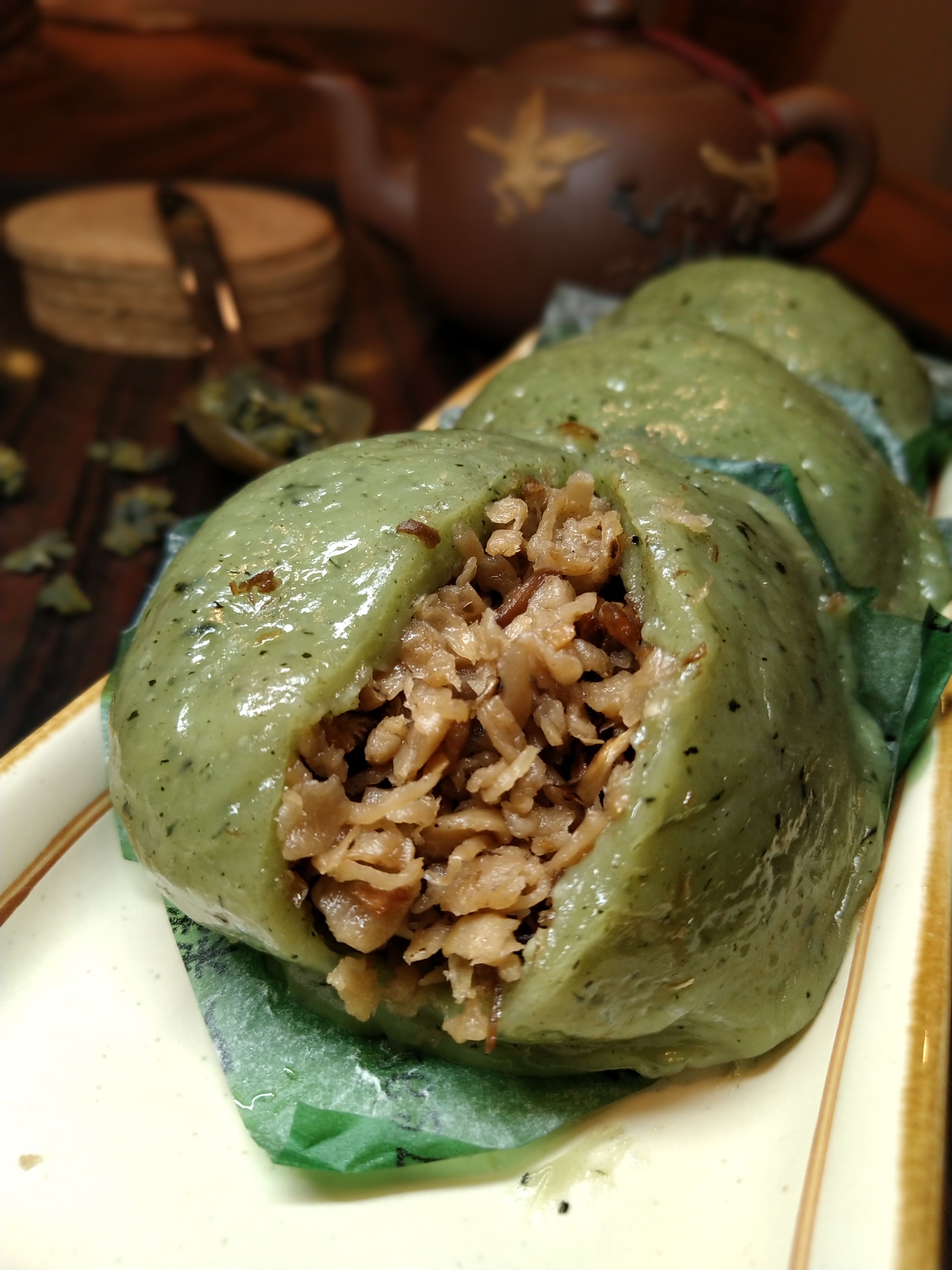 【粿之世家】草仔粿  素食（古早味草仔粿/傳統粿/清水草仔粿/皮Ｑ餡滿古早味/純手工）