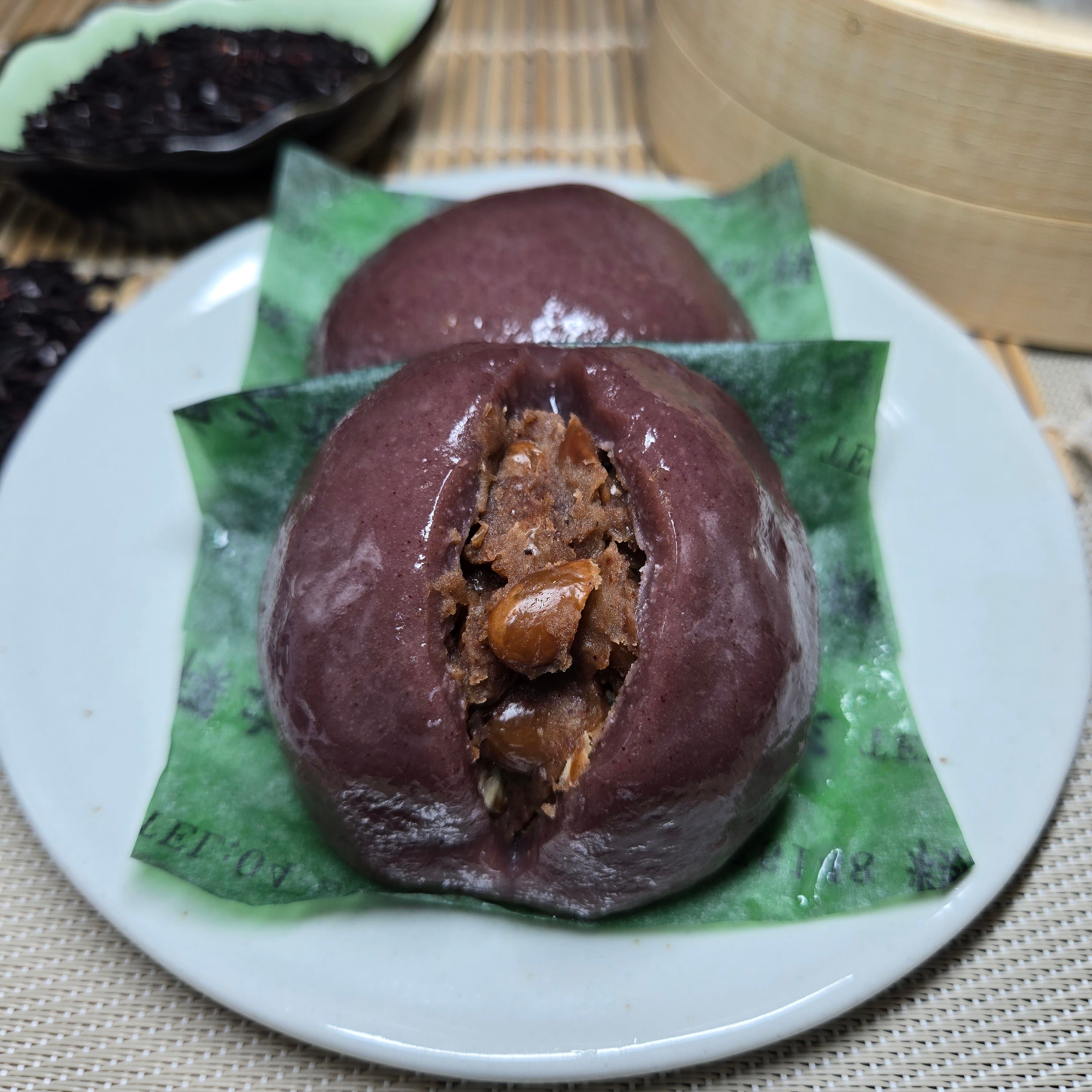 【粿之世家】黑糯米  （素食/大紅豆/傳統手工/大豆內餡/紅豆/顆粒感）