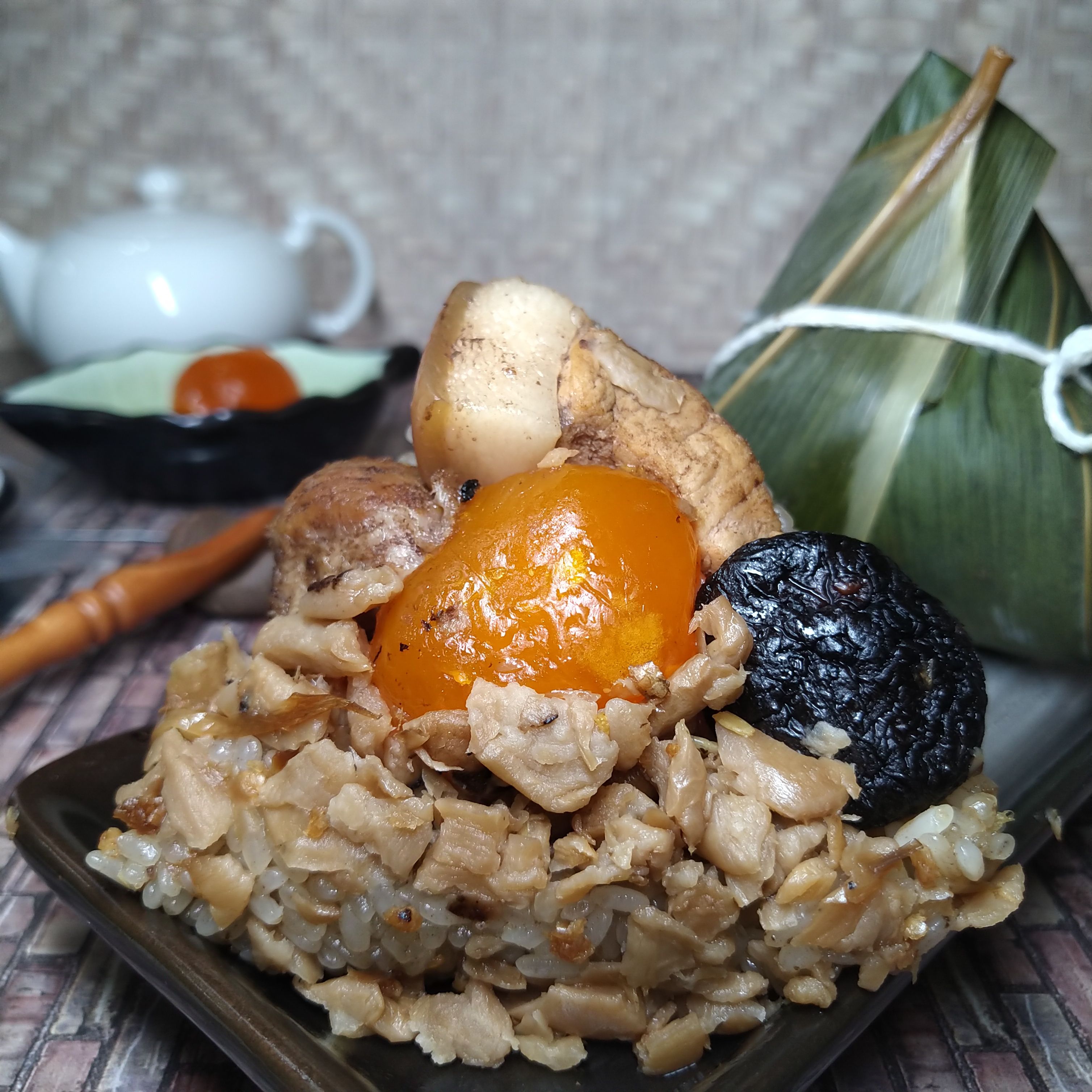 【粿之世家】蛋黃肉粽   （傳統粽/古早味肉粽/端午粽/蛋黃粽/古早味端午粽/北部粽/端午送禮）