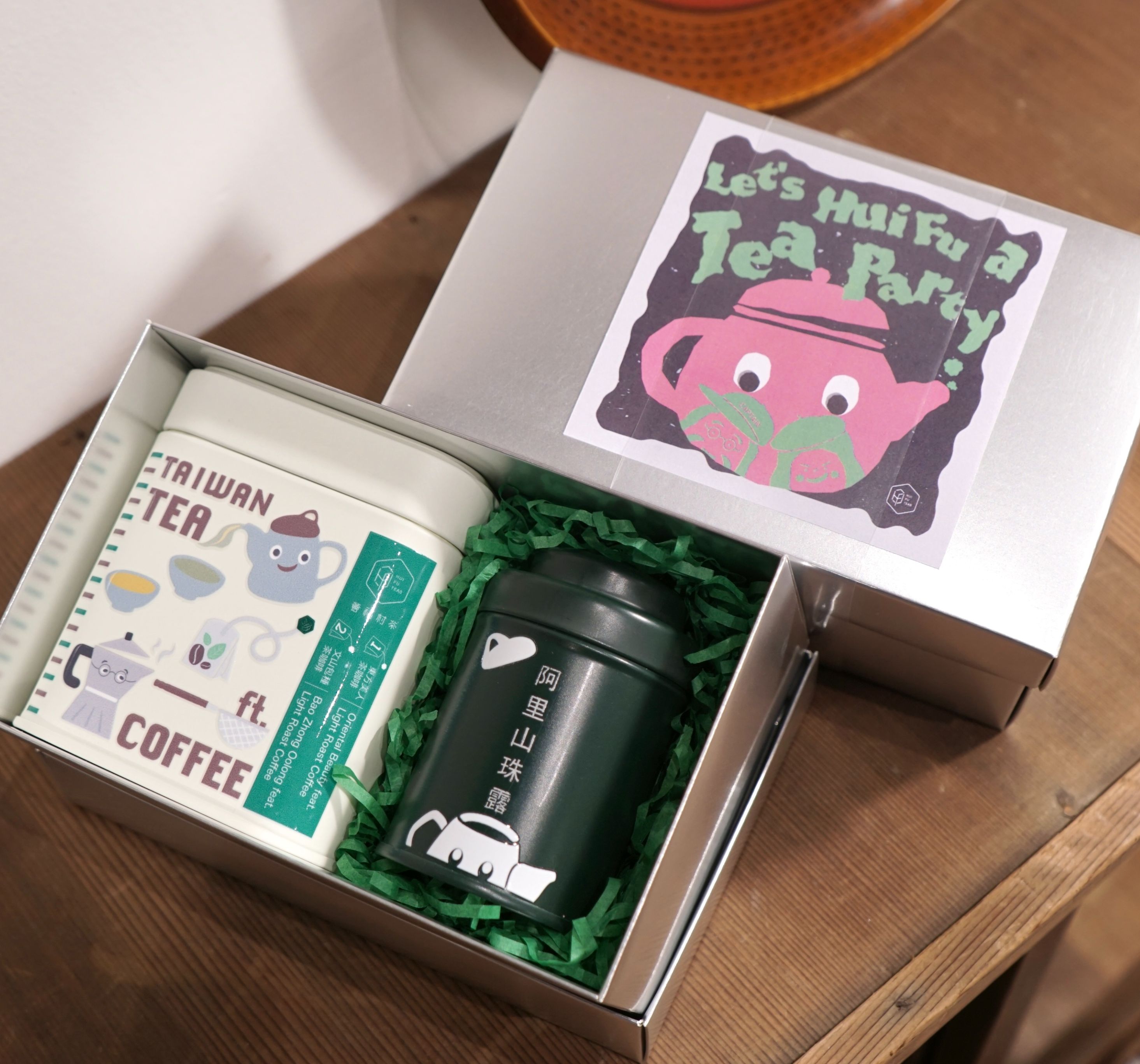 Hui Fu a Tea Party 濃情禮盒- 混氤袋茶咖啡＋烏龍系 XL號茶包組