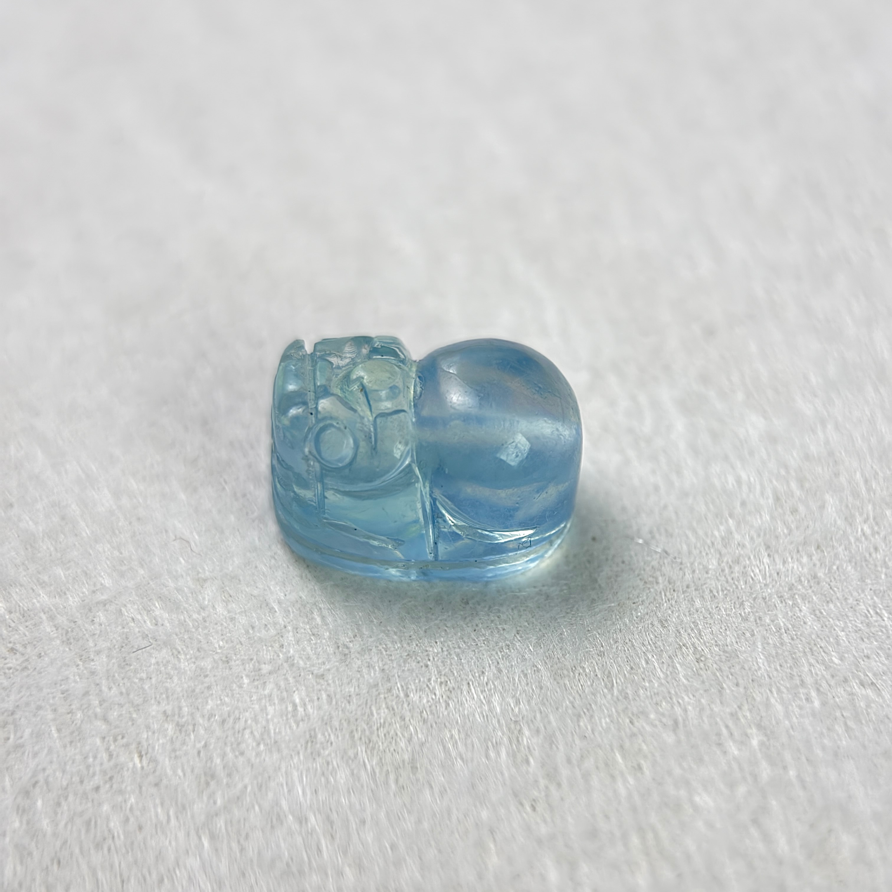 海藍寶 貔貅雕件