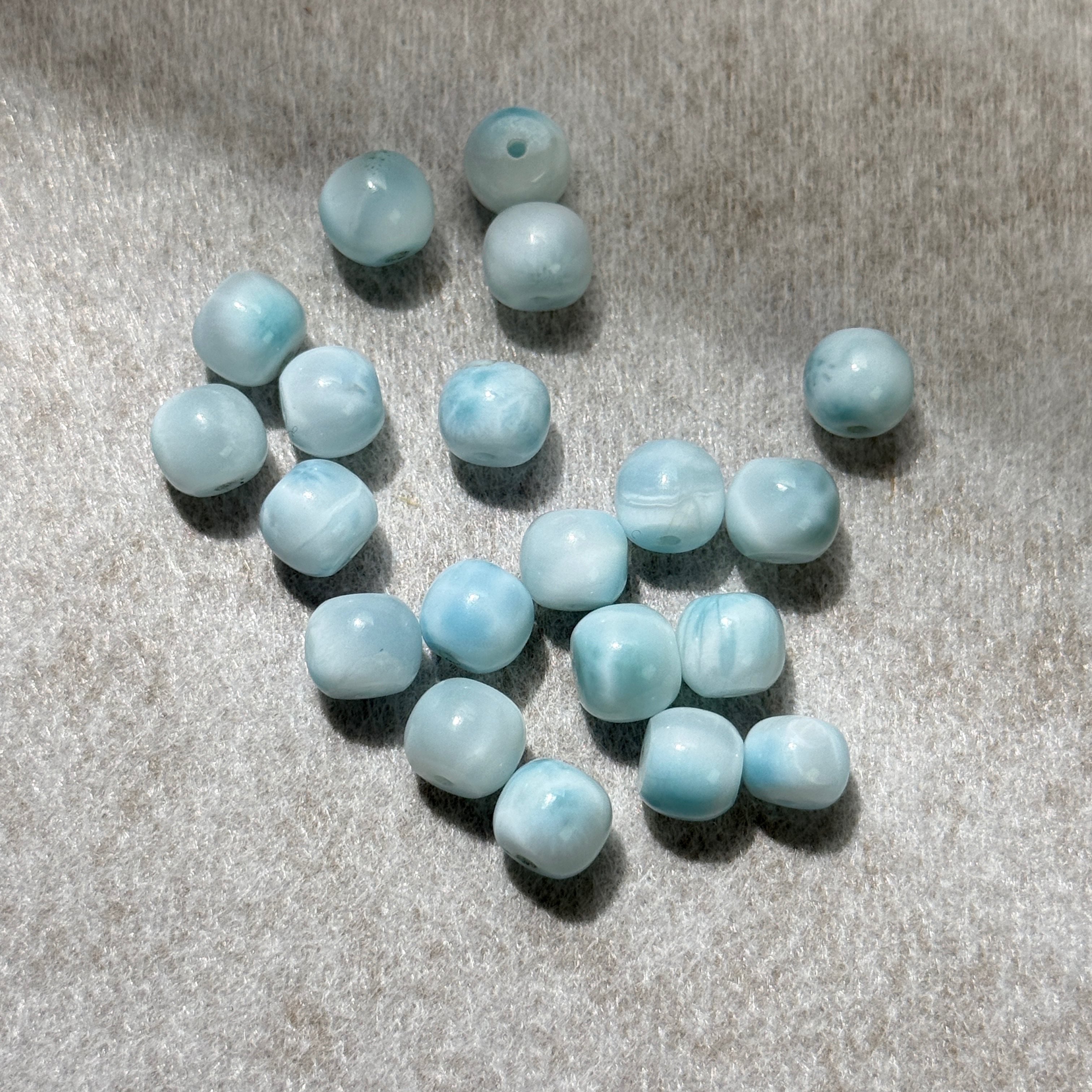玉化海紋石老型珠