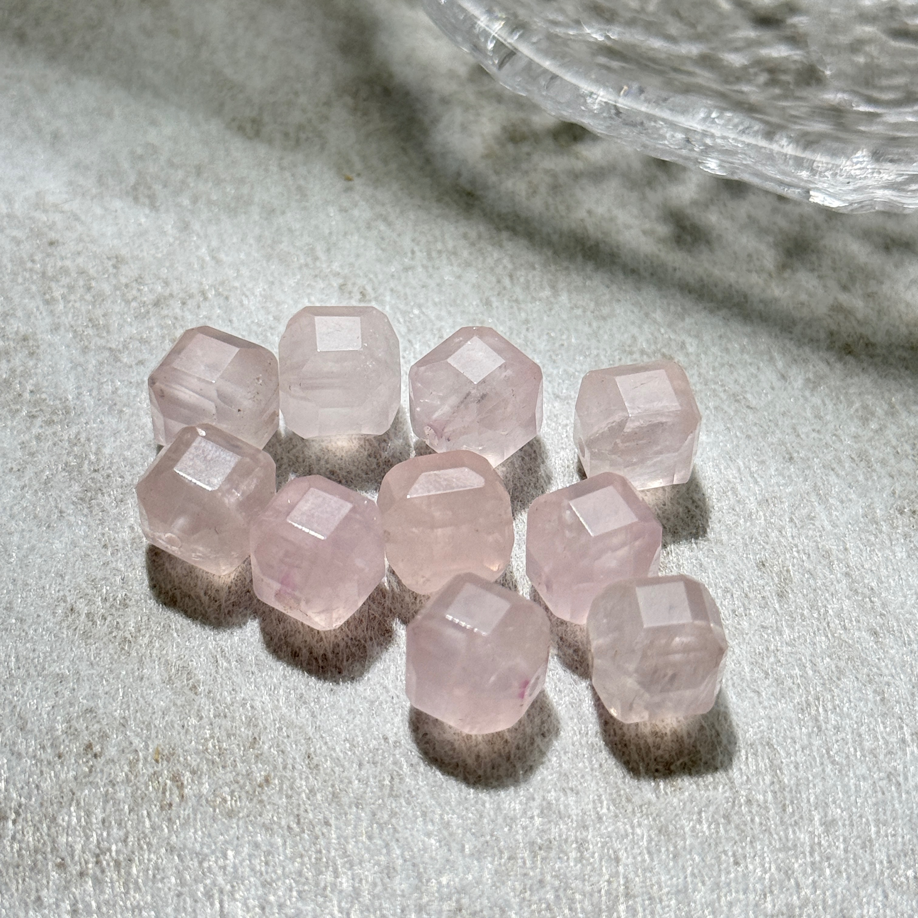 粉晶 四角切