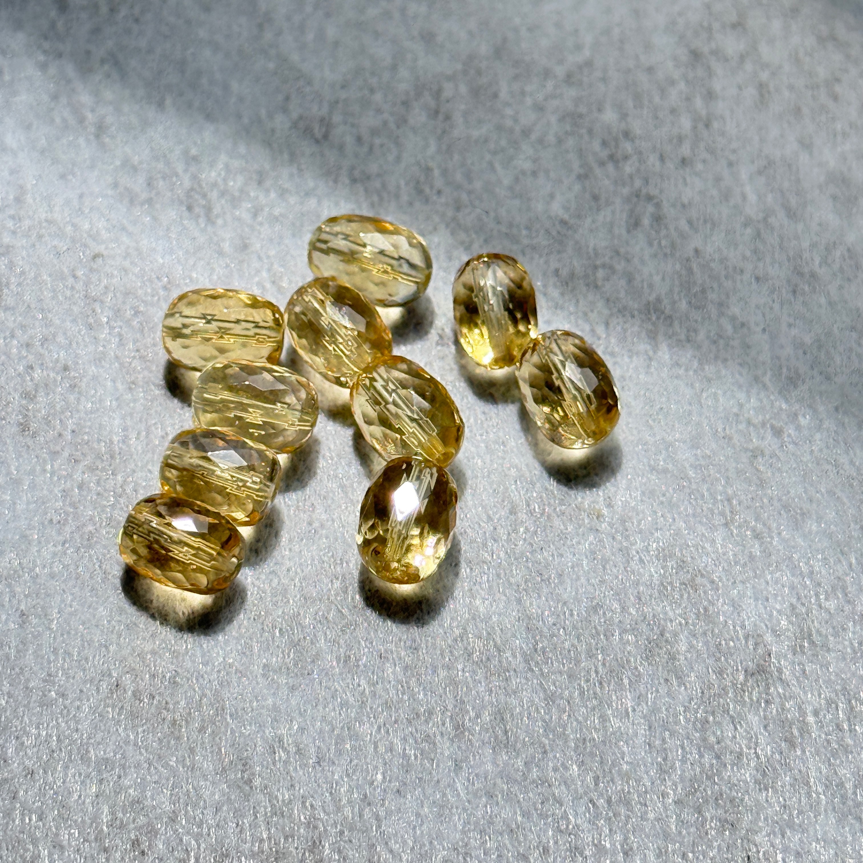 黃水晶 精工切