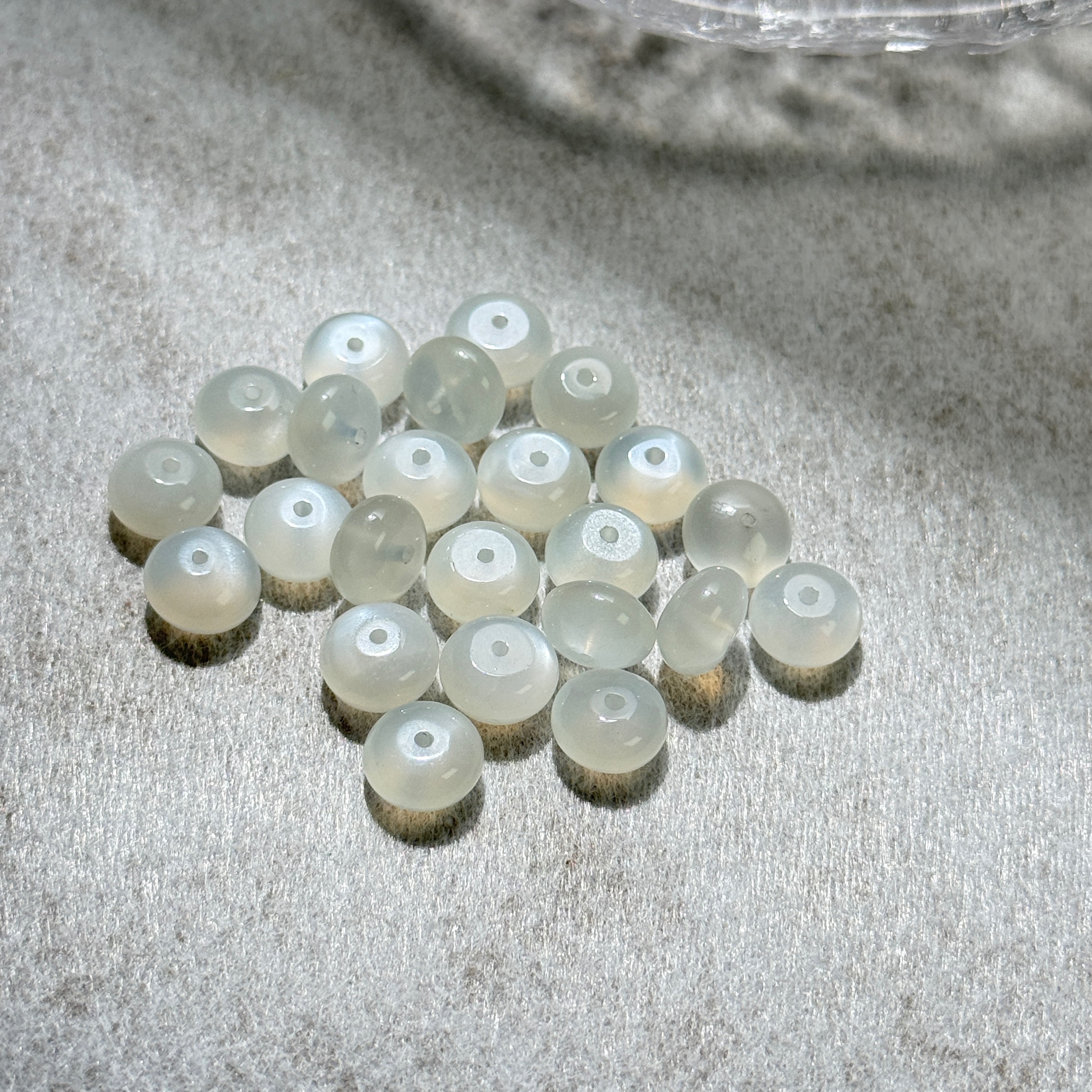 月光石 白月光盤珠