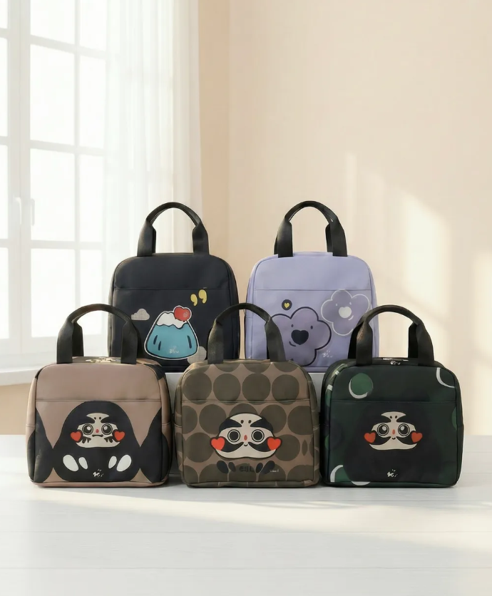 酒窩麵包｜熱銷破700🔥 兒童/大人餐袋 達摩餐袋 福神便當袋