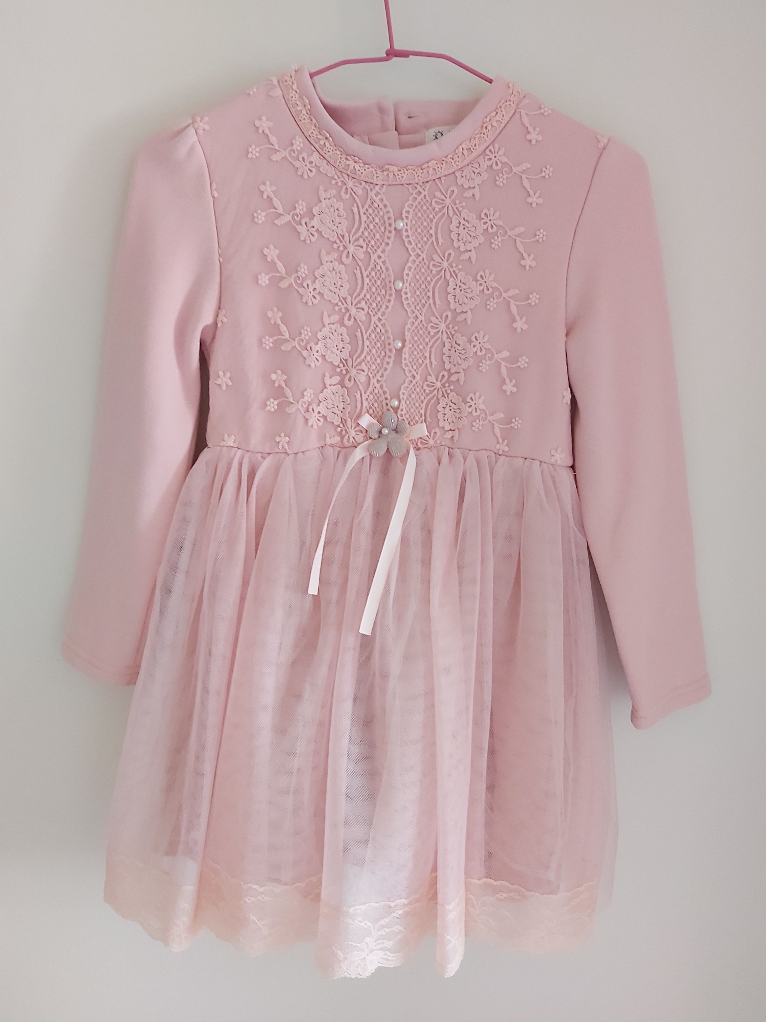 二手 女童厚款內刷毛洋裝