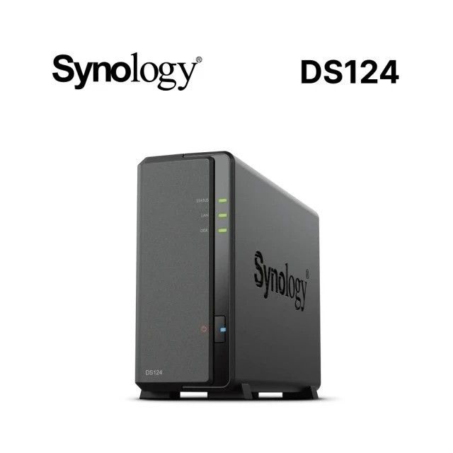 【二手】Synology 群暉 DS124【1 Bay】NAS/網路儲存/伺服器