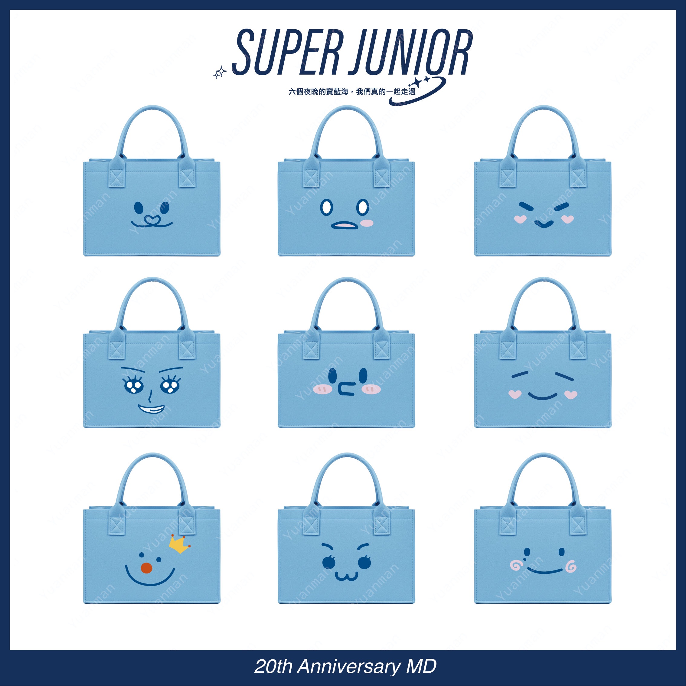 SUPER JUNIOR 團子毛氈包預購團購