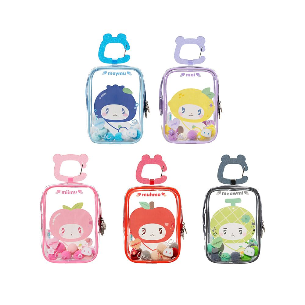 MMMM PLUSH POUCH KEYRING