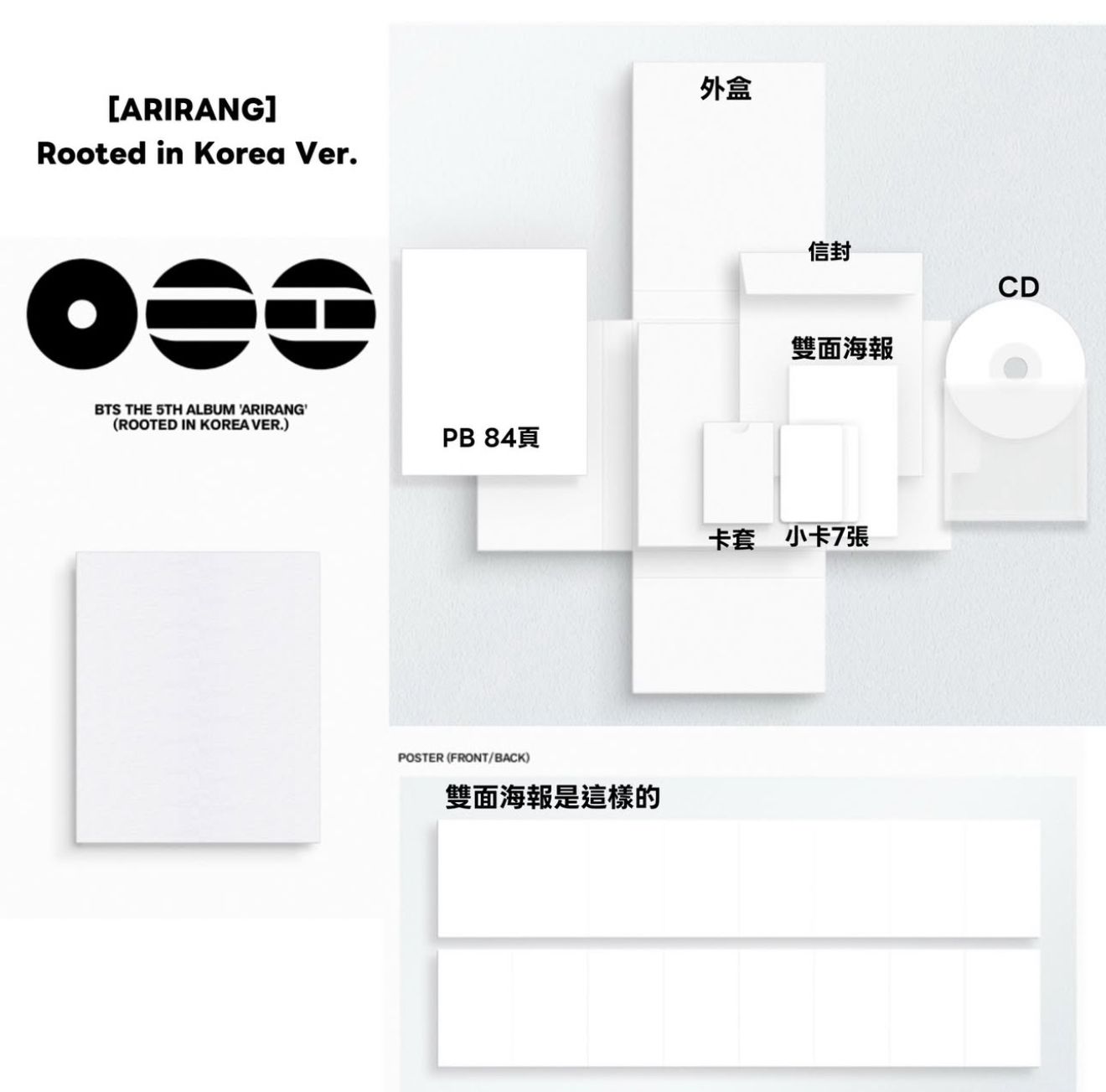 隨機｜第五張正規專輯 ARIRANG（Rooted系列）💰850
