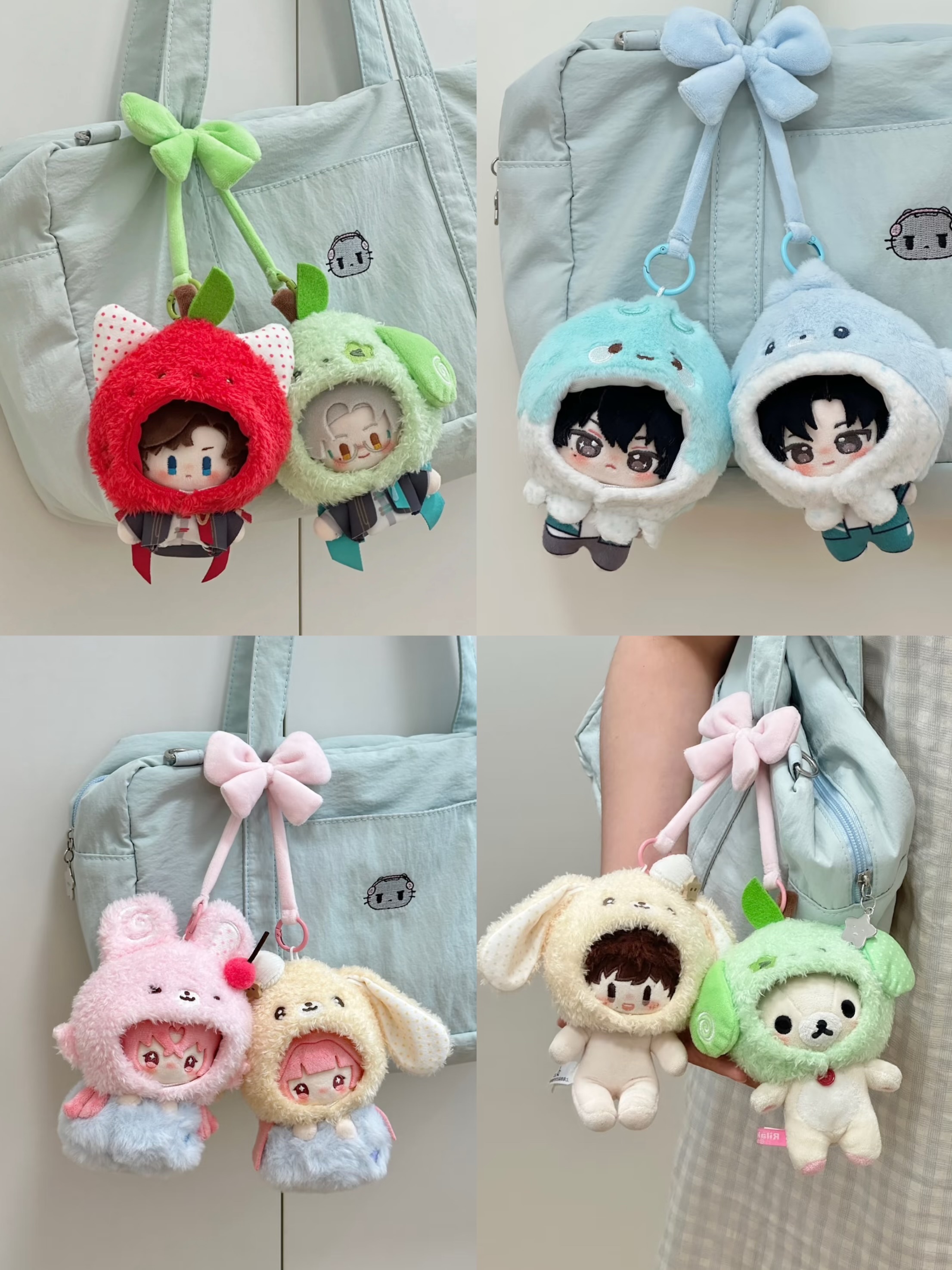 【預售】【10月出貨】⋆ cocoro ⋆ 雙人頭套10cm 掛繩單獨購買請🈵2件