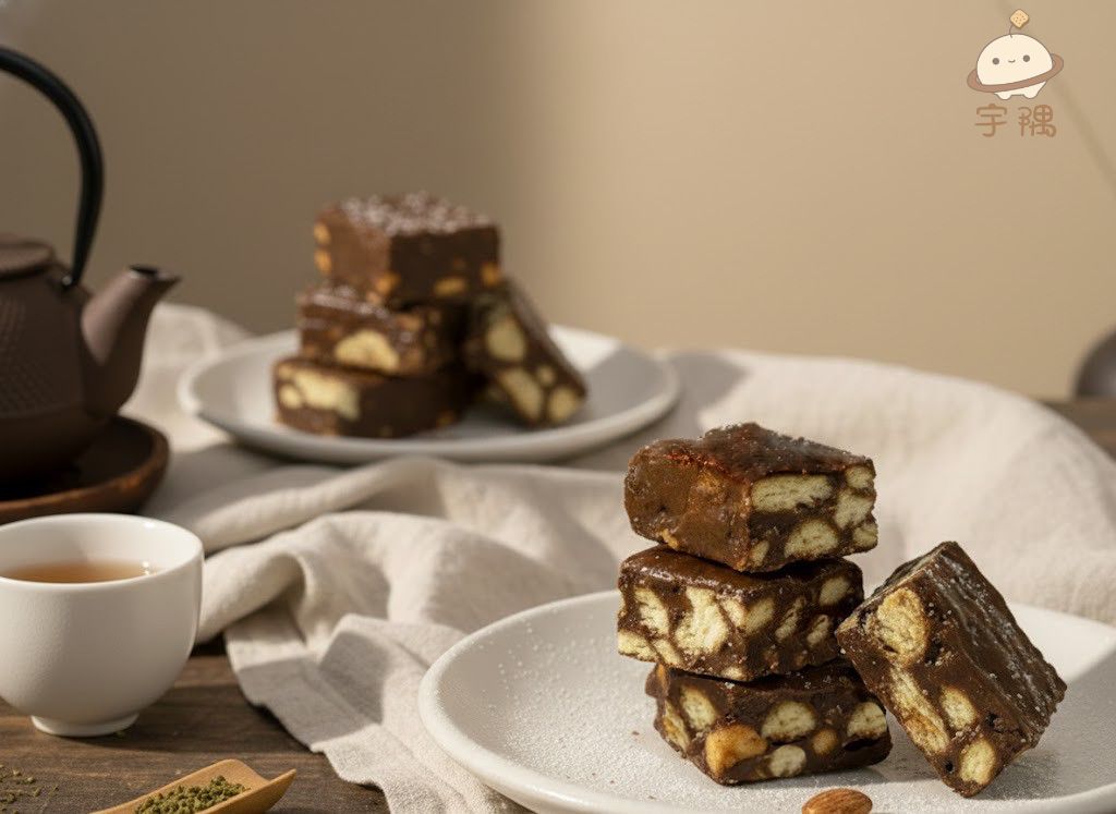 【 濃韻焙茶 雪Q餅 】