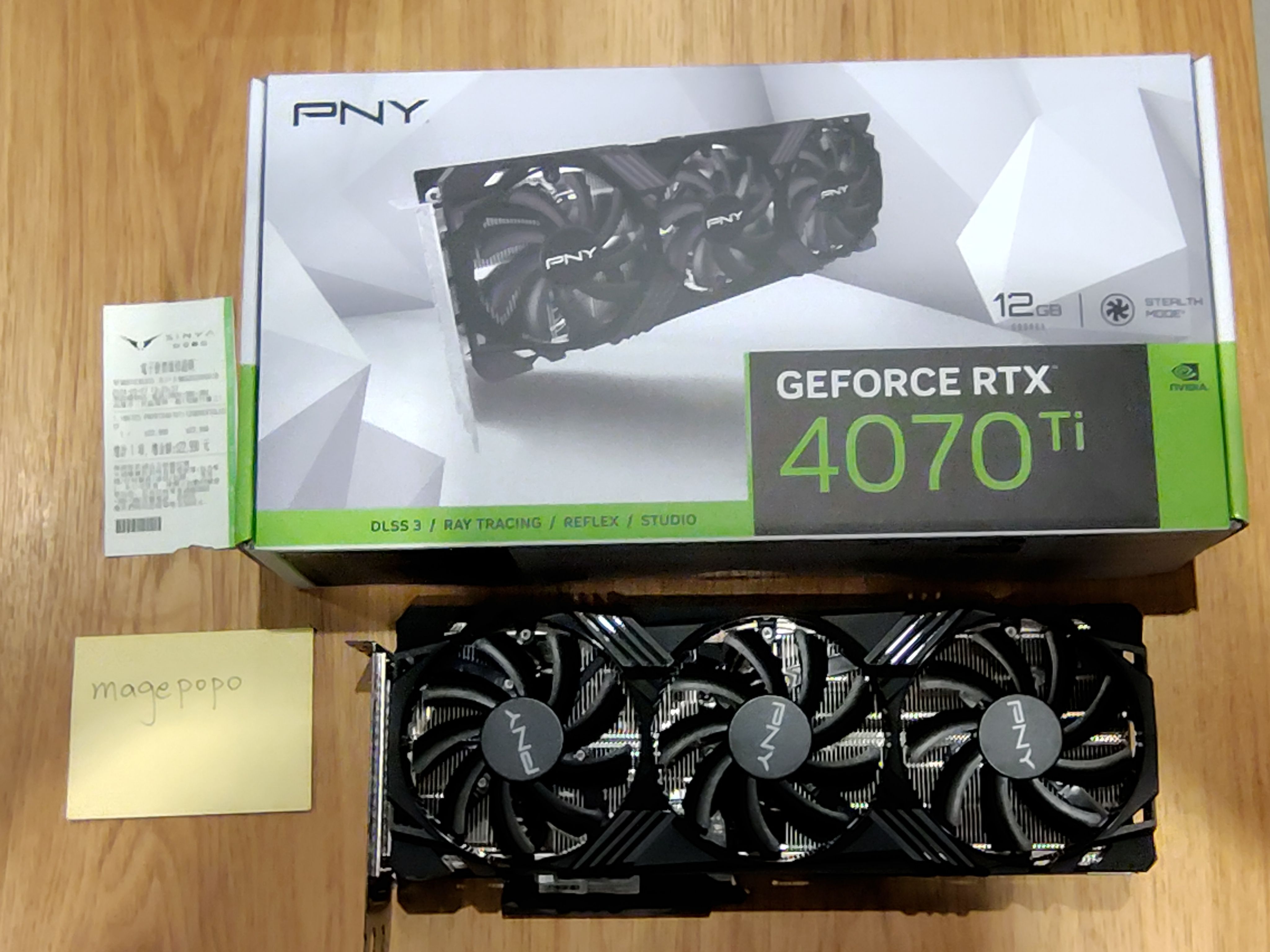 PNY 4070 Ti 12G 顯示卡