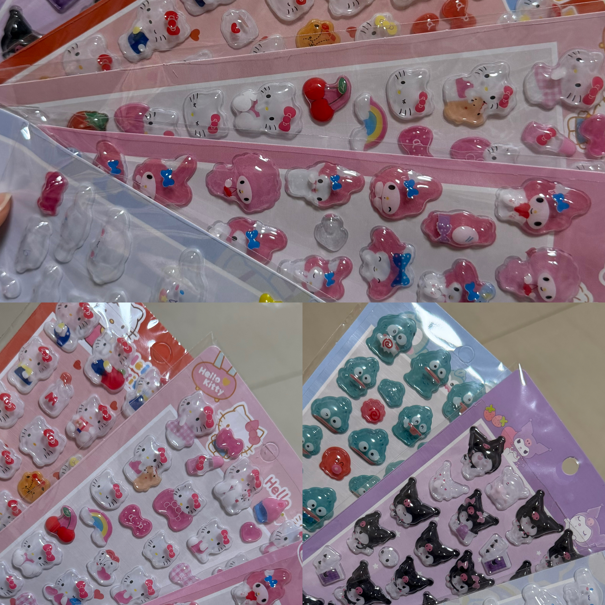 【𝐒𝐮𝐧𝐧𝐲 𝐏𝐢𝐜𝐤.🎀】三麗鷗 DIY立體浮雕貼紙🤍實拍