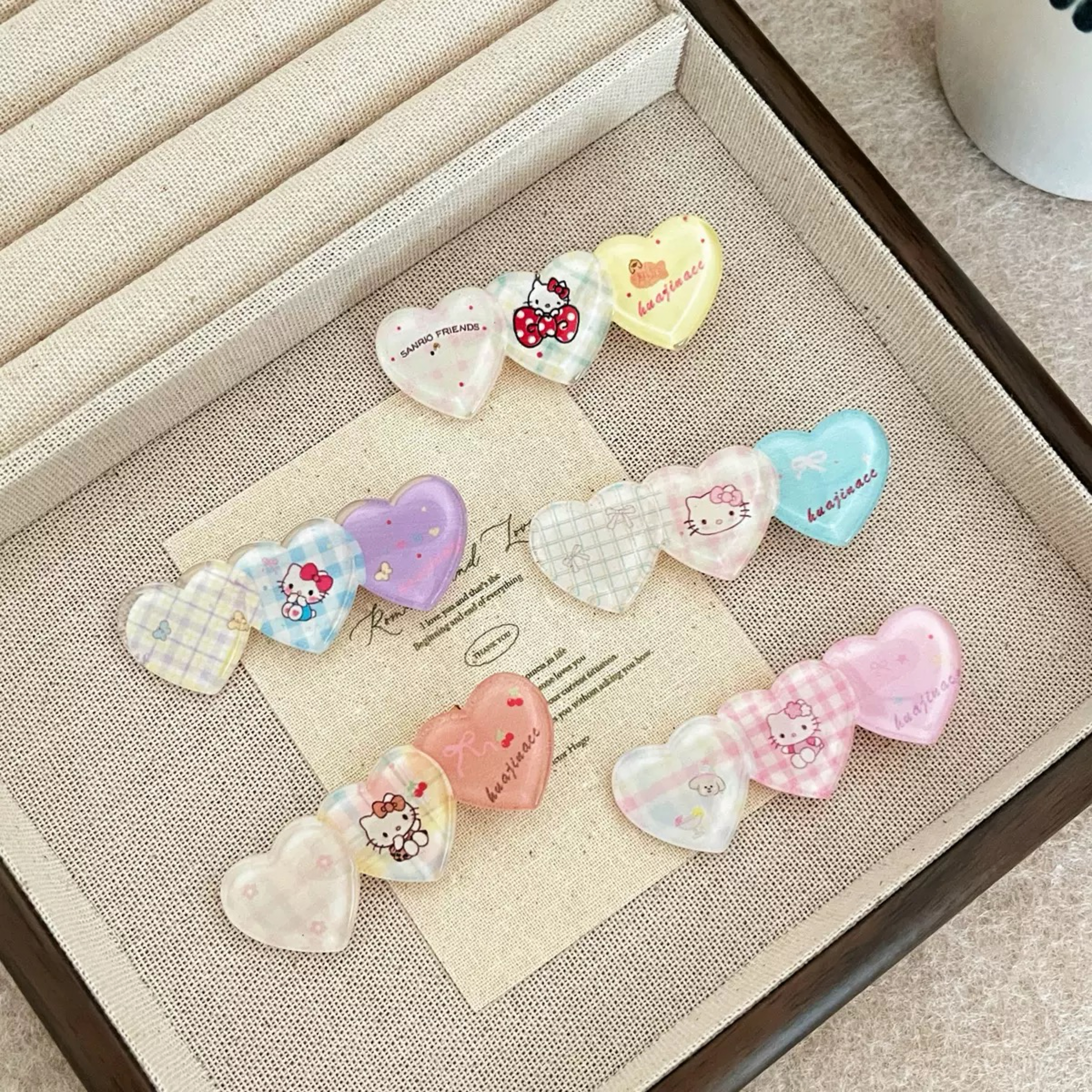 【𝐒𝐮𝐧𝐧𝐲 𝐏𝐢𝐜𝐤.🎀】Hello Kitty髮夾⋆⭒˚.⋆