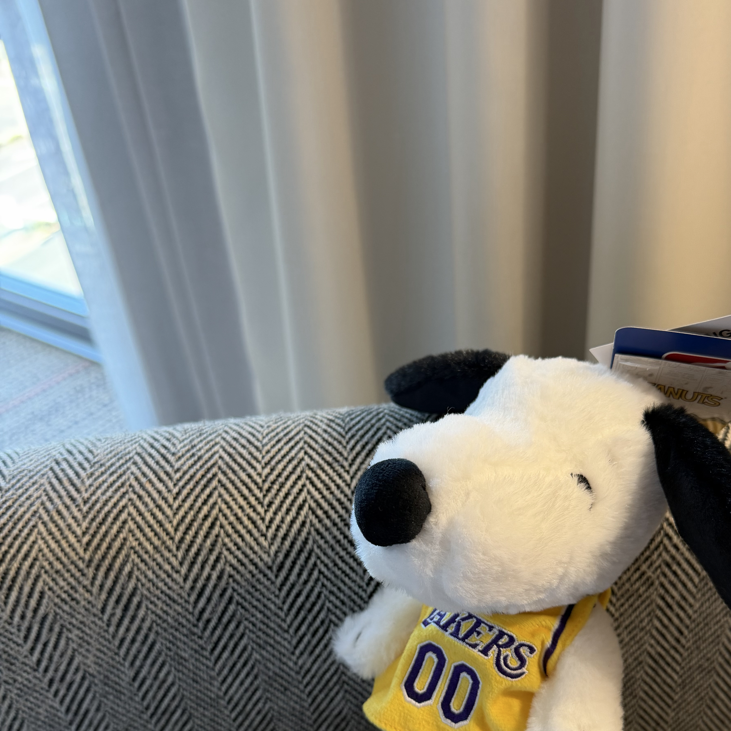 LAKERS x Snoopy in jersey 