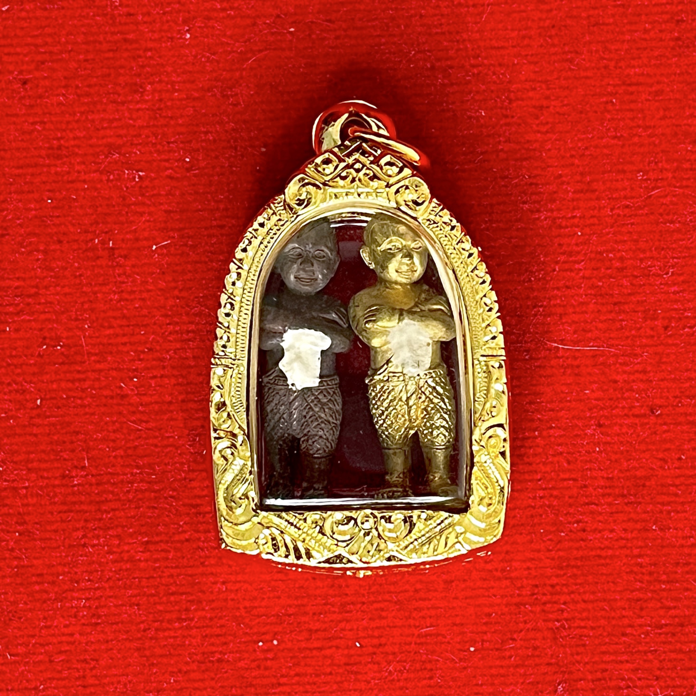 龍婆瑪哈蘇拉薩2561「雙子古曼童（一對）」