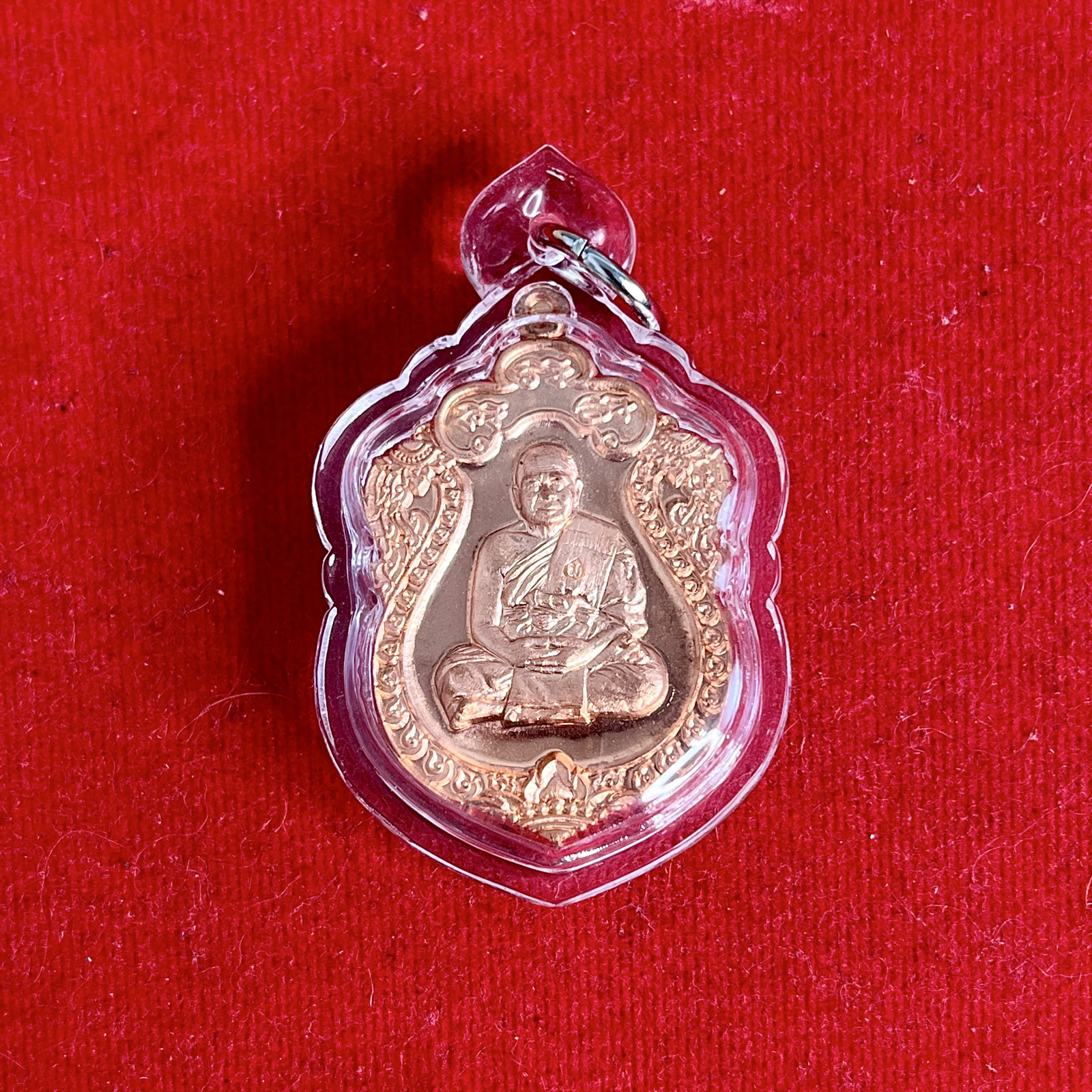 龍婆man 2561【紅銅禪定自身（頭髮+袈裟）】