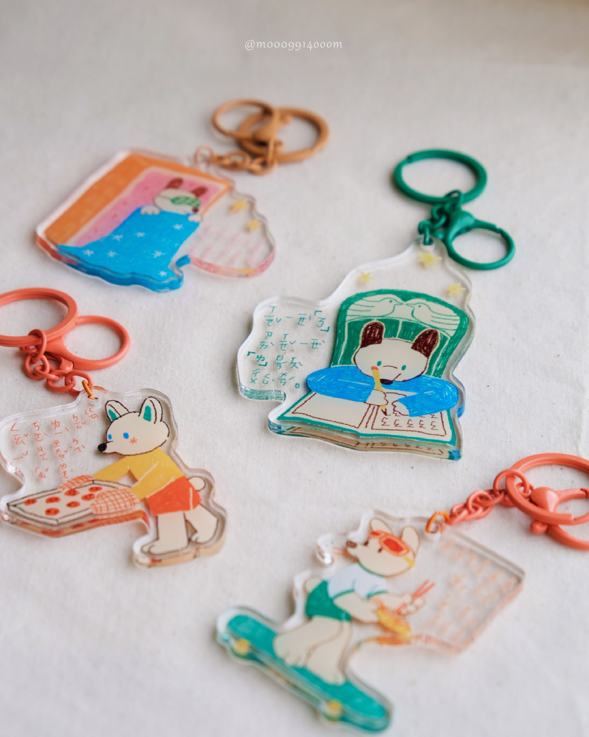 注音系列01✸崽崽雙層壓克力鑰匙圈