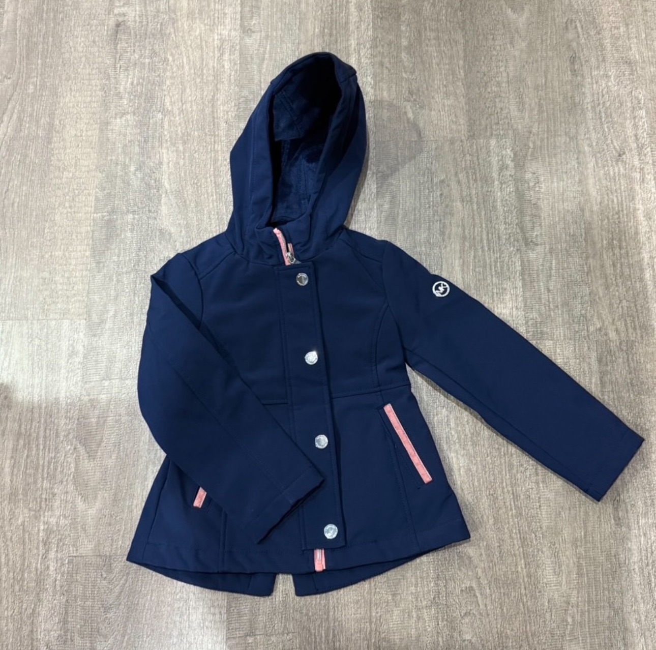 MICHAEL KORS 女童外套（尺寸4T/海軍藍）