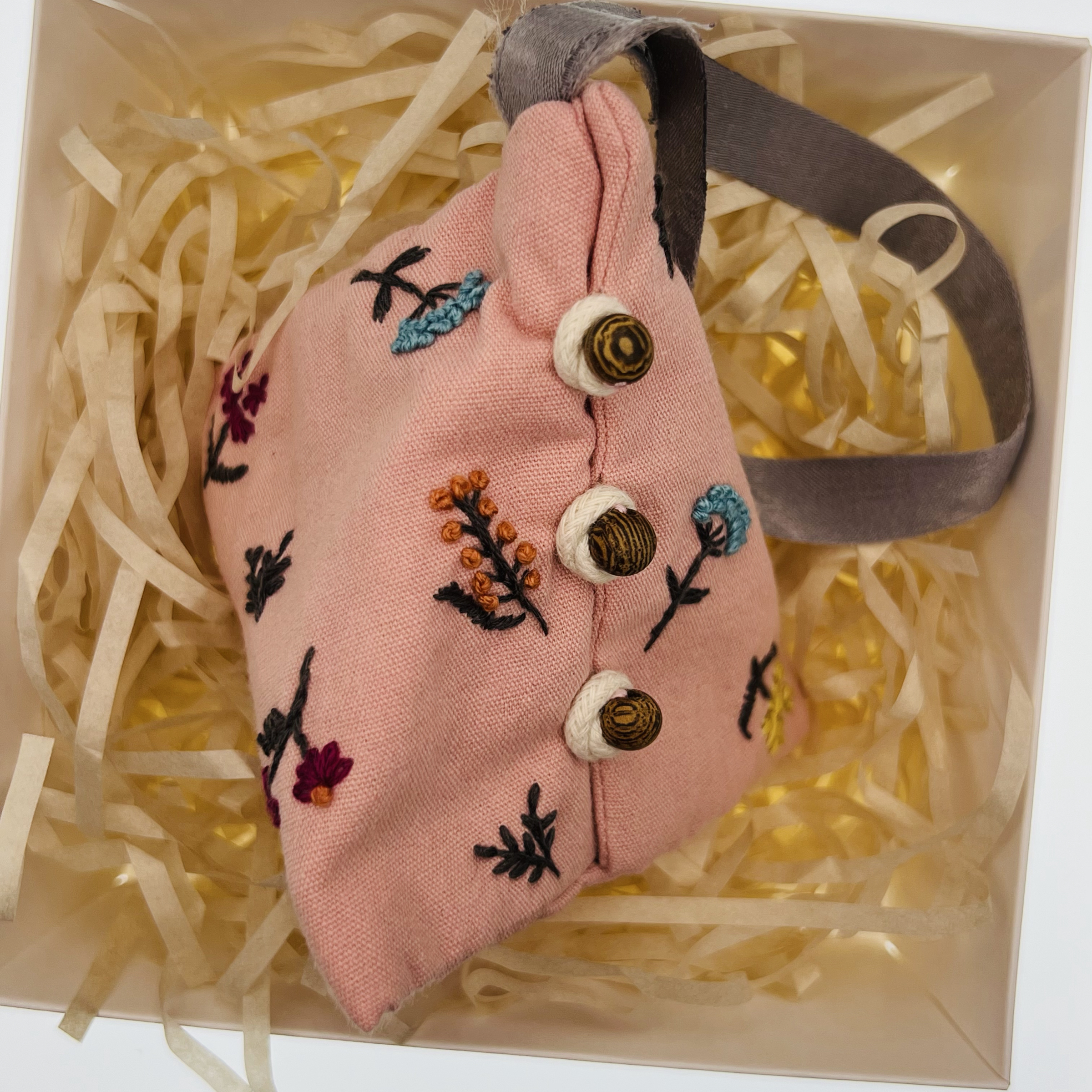 🎀ChiFLeur綺花手作🌸刺繡🪡-🎋端午節香包-大棕子-粉色‼️‼️‼️刺繡和珠繡類的商品大都只有一個喲‼️