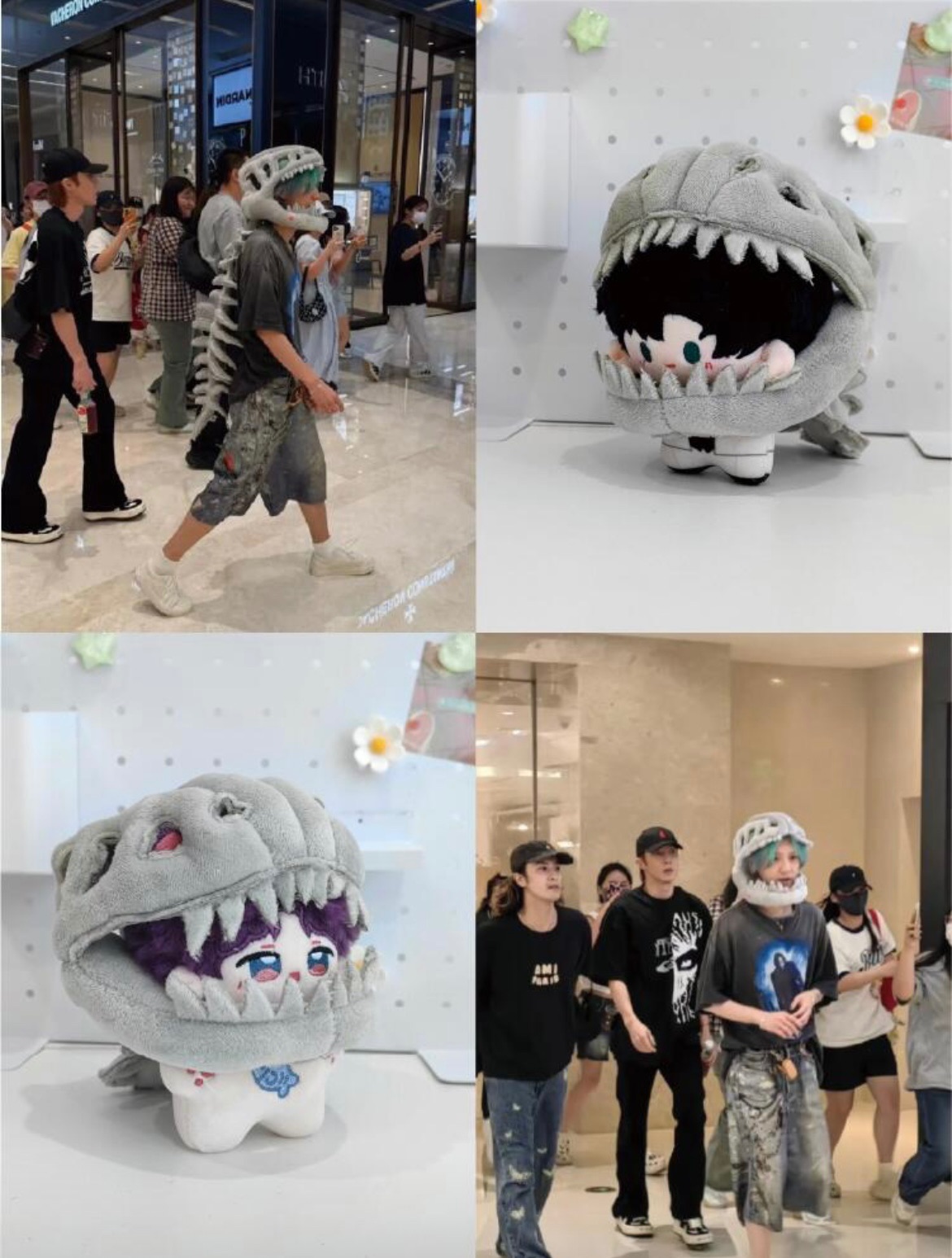 【現貨】愛豆同款✨恐龍骨頭套🦖10cm